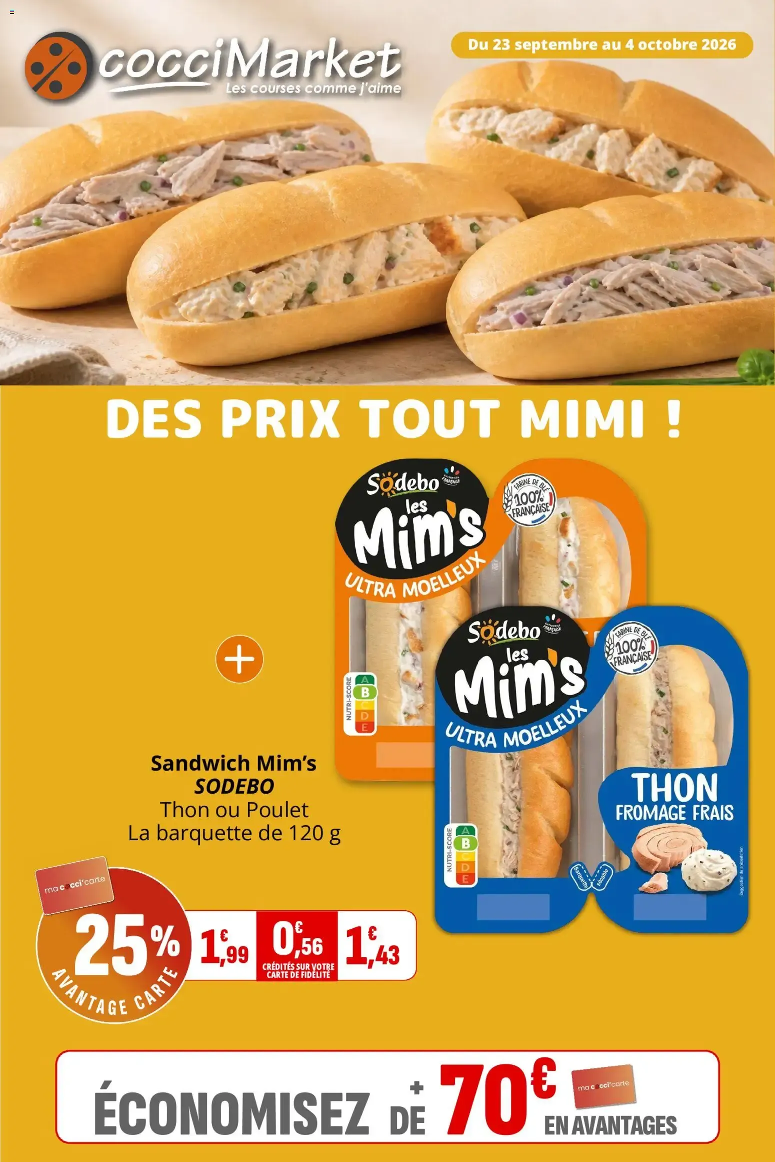 Coccinelle - Market à partir du 23/09/2026 - promo en ligne du 23 septembre au 4 octobre 2026 - Catalogue page 1