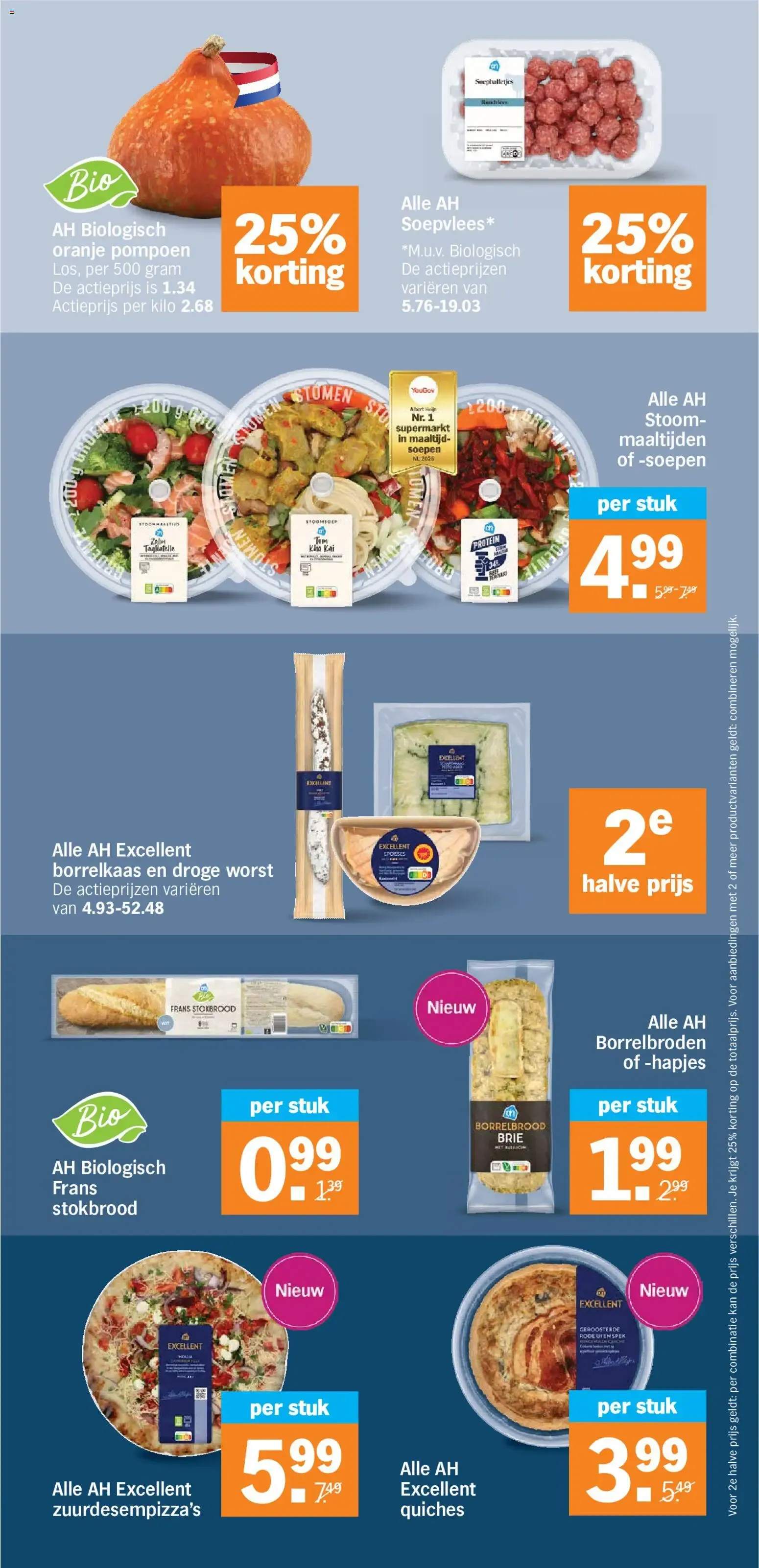 AH Bonus: 1+1 gratis en pasta's y salsas van 26 oktober tot 1 november 2026 - Folder pagina 18