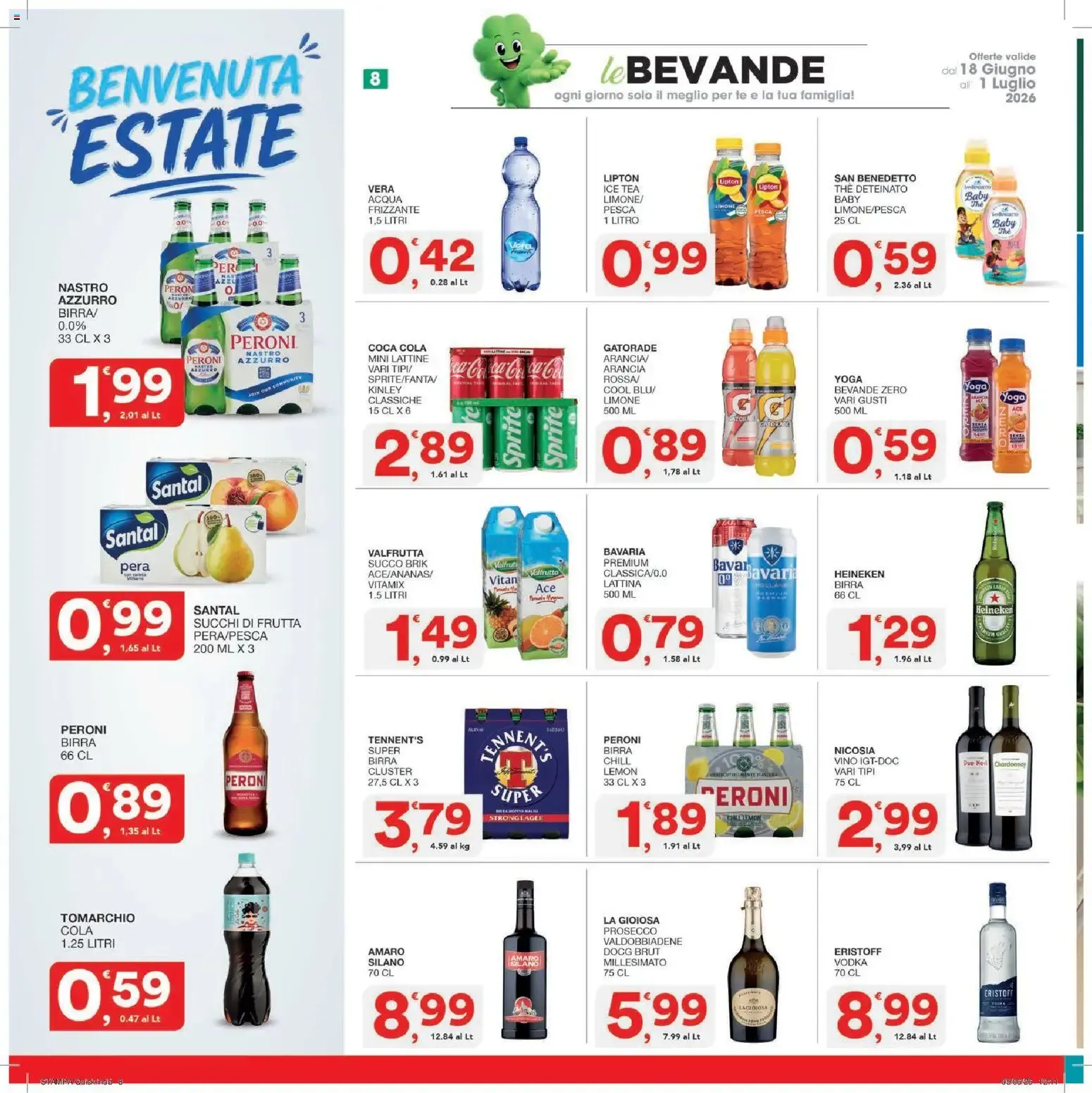 Nuovo SISA volantino Quick dal 18/06/2026 > offerte anteprima 🛍️ da 18 giugno a 1 luglio di 2026 - Pagina del volantino 8