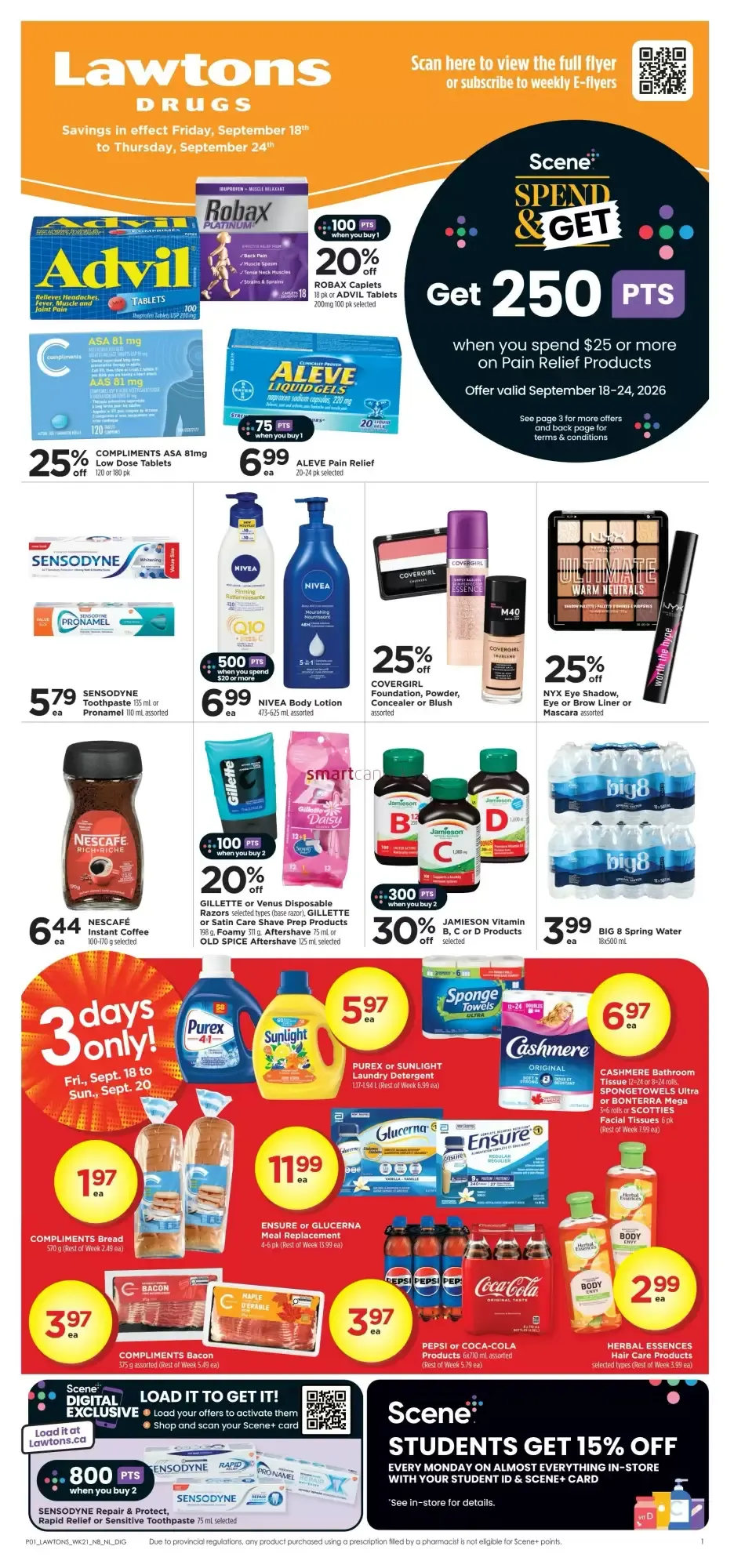 Lawtons Drugs flyer week 38 from September 18 to September 24 2026 - flyer page 1