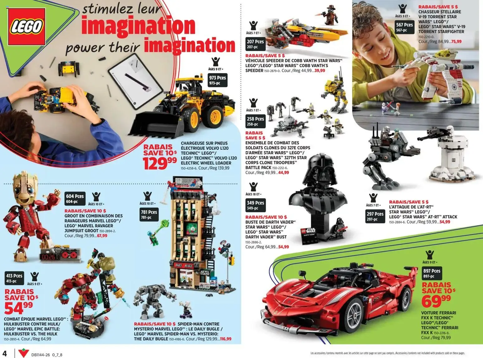 Canadian Tire circulaire - Le guide ultime des jouets from Oct 29, 2026 > weekly specials & deals from October 29 to November 18 2026 - flyer page 4