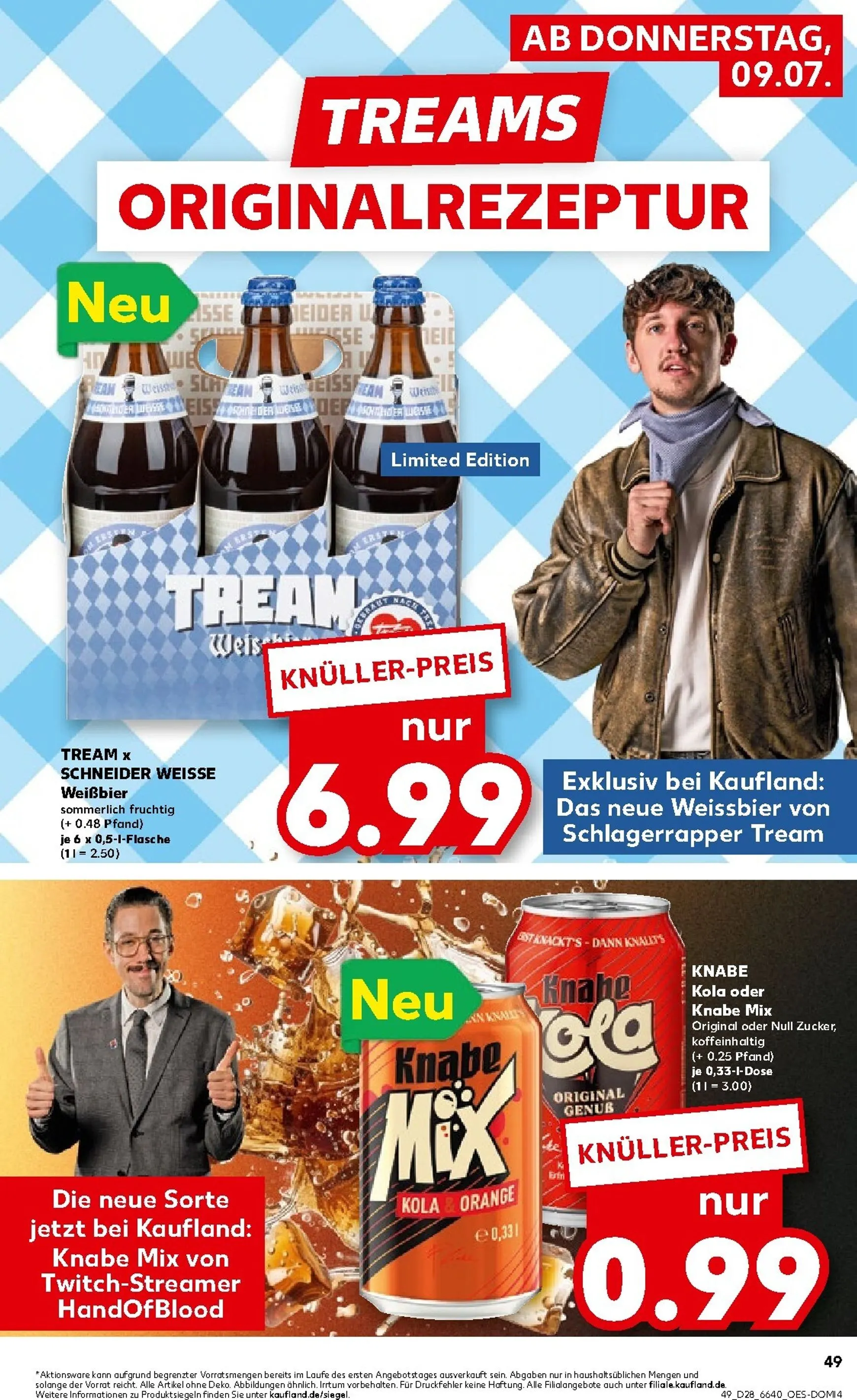 Kaufland Prospekt nächste Woche – von Donnerstag 09.07.2026 bis Mittwoch 15.07.2026 von 9. Juli bis 15. Juli 2026 - Prospekt seite 49