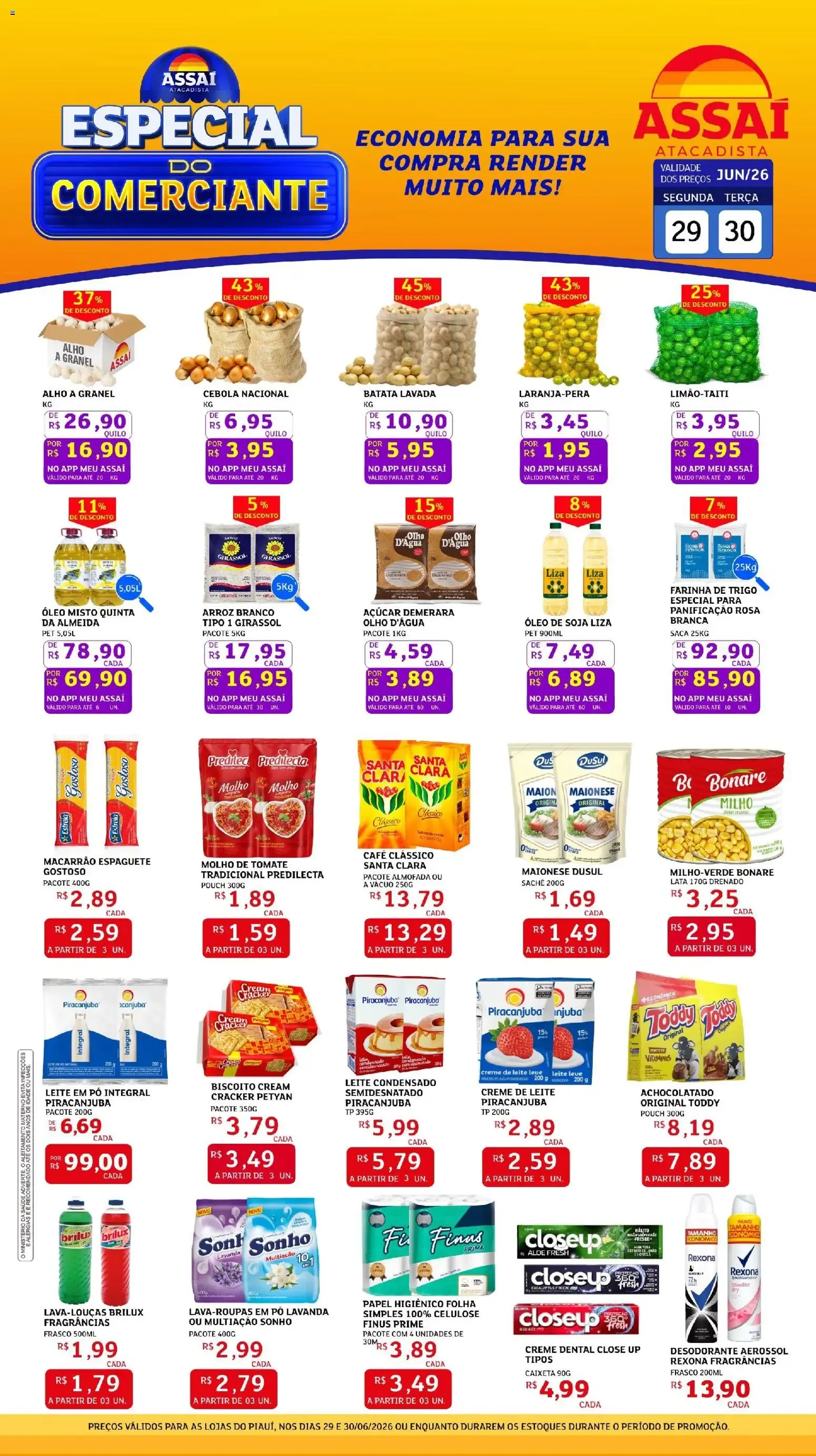 Assaí Atacadista ofertas - PI de 29/06/2026 | Promoções Online
