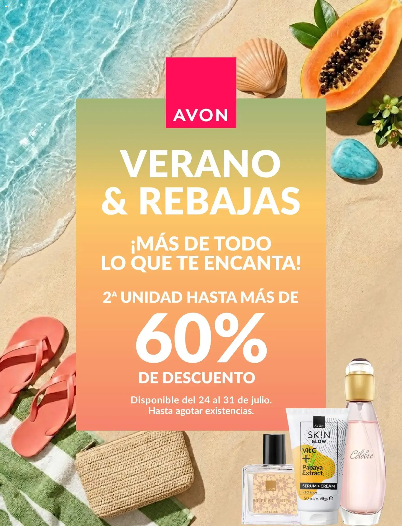 Catálogo de Avon Verano & Rebajas 24 de julio al 31 de julio 2026 - Página 1