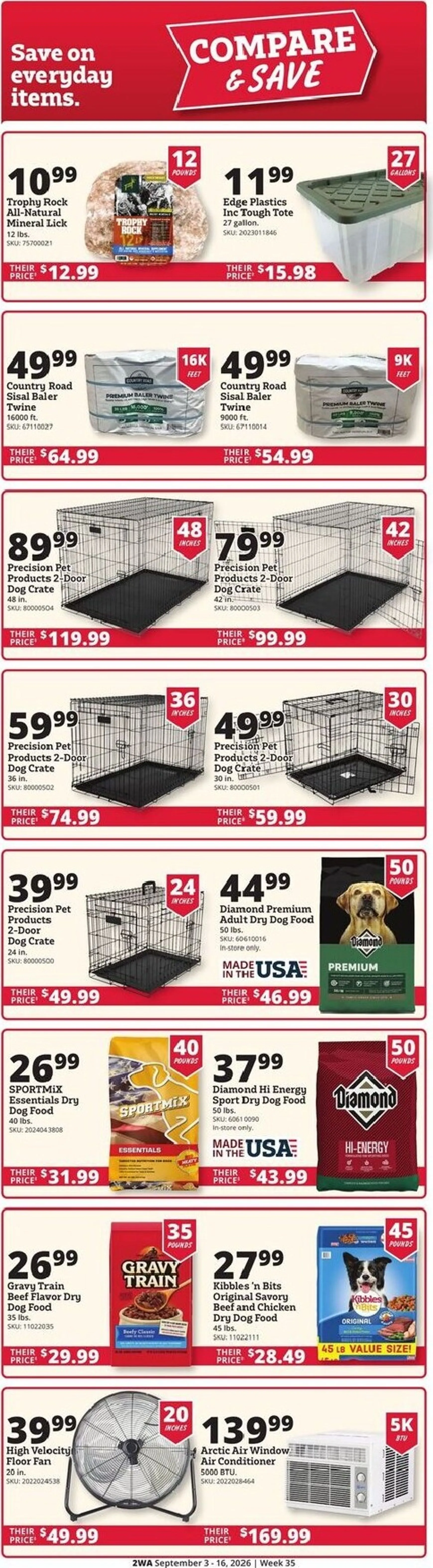 Weekly ad Rural King Compare & Save from September 3 to September 16 2026 - Page 2
