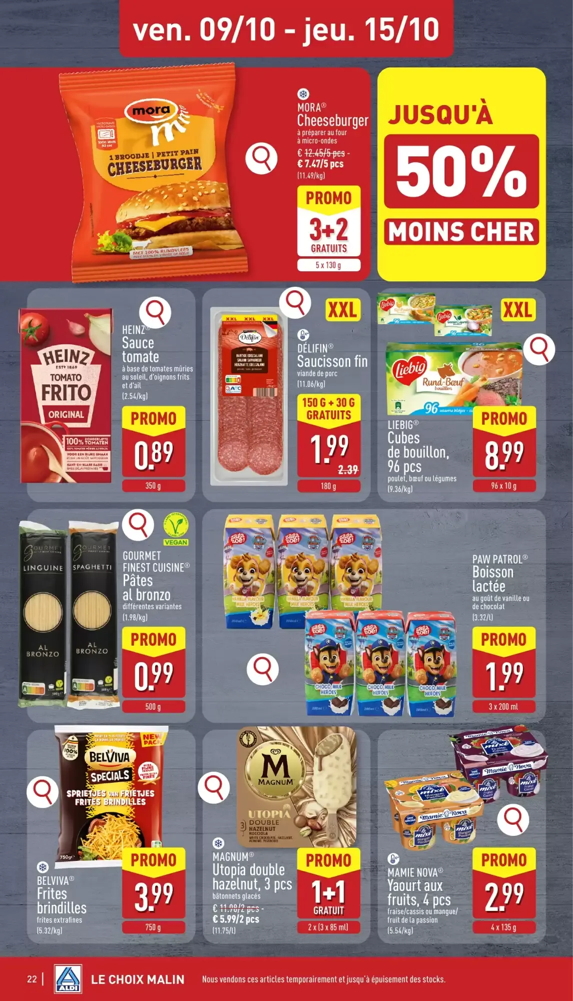 ALDI Dépliant du lun. 05/10 au sam. 10/10 inclus van 5 oktober tot 10 oktober 2026 - folder pagina 22