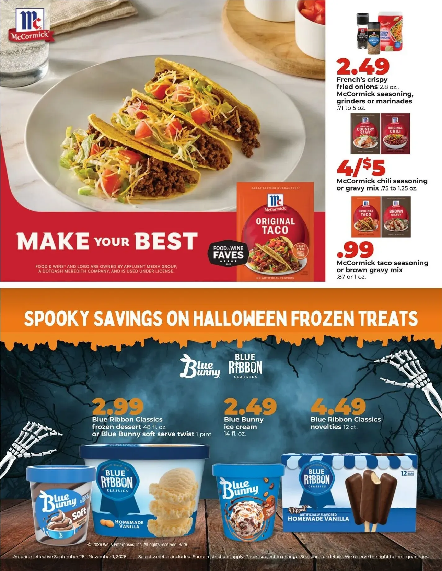 Weekly ad Current Hy Vee - Deals Good ALL Month Long leaflet valid from Monday 09/28/2026 to Sunday 11/01/2026 from September 28 to November 1 2026 - Page 2