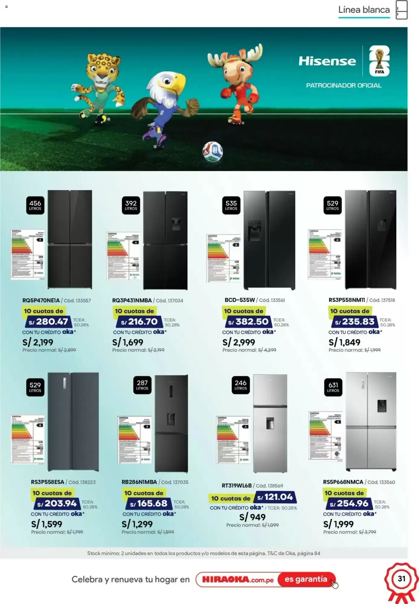 Catalogo de Catálogo Hiraoka 11 de julio al 31 de julio 2026 - Pag 31
