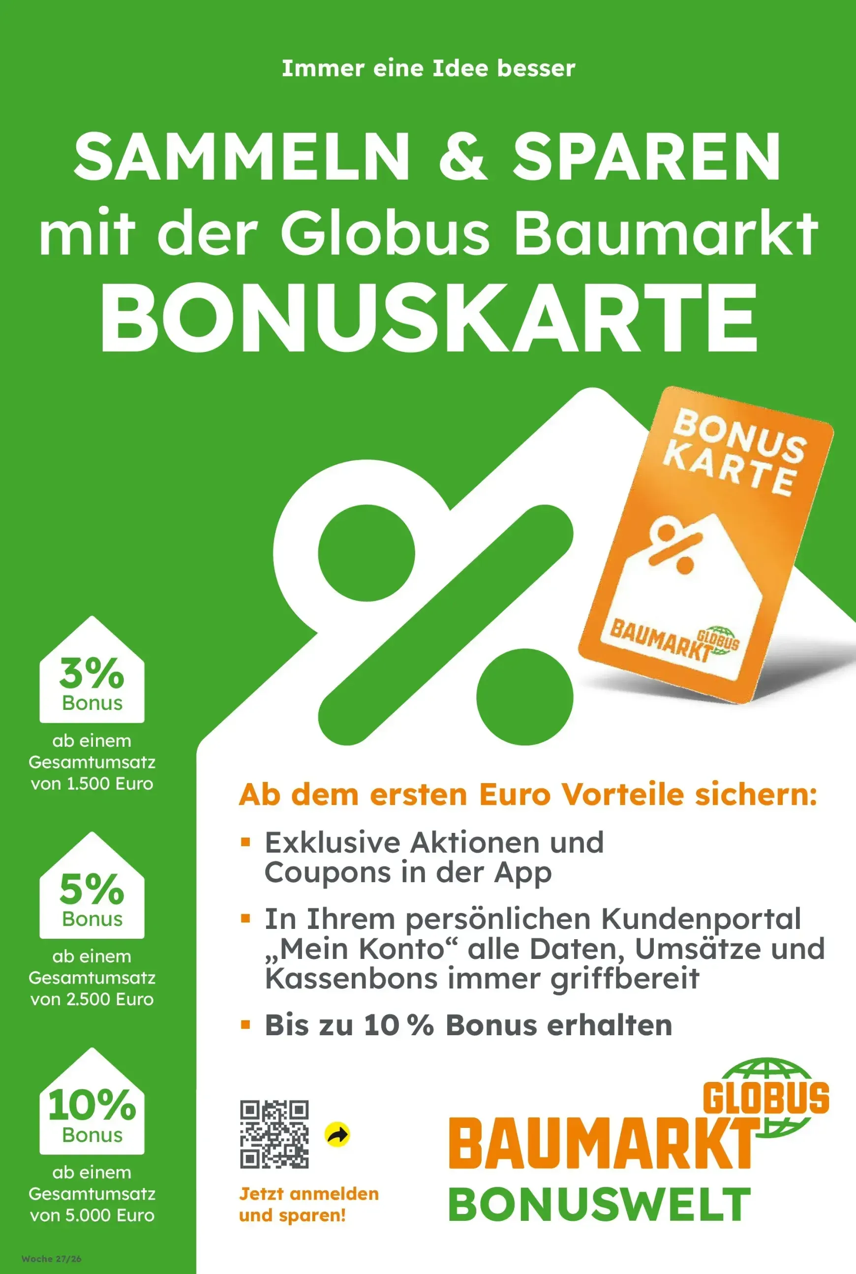Globus Baumarkt Prospekt – von Montag 29.06.2026 bis Samstag 04.07.2026 von 29. Juni bis 4. Juli 2026 - Prospekt seite 18