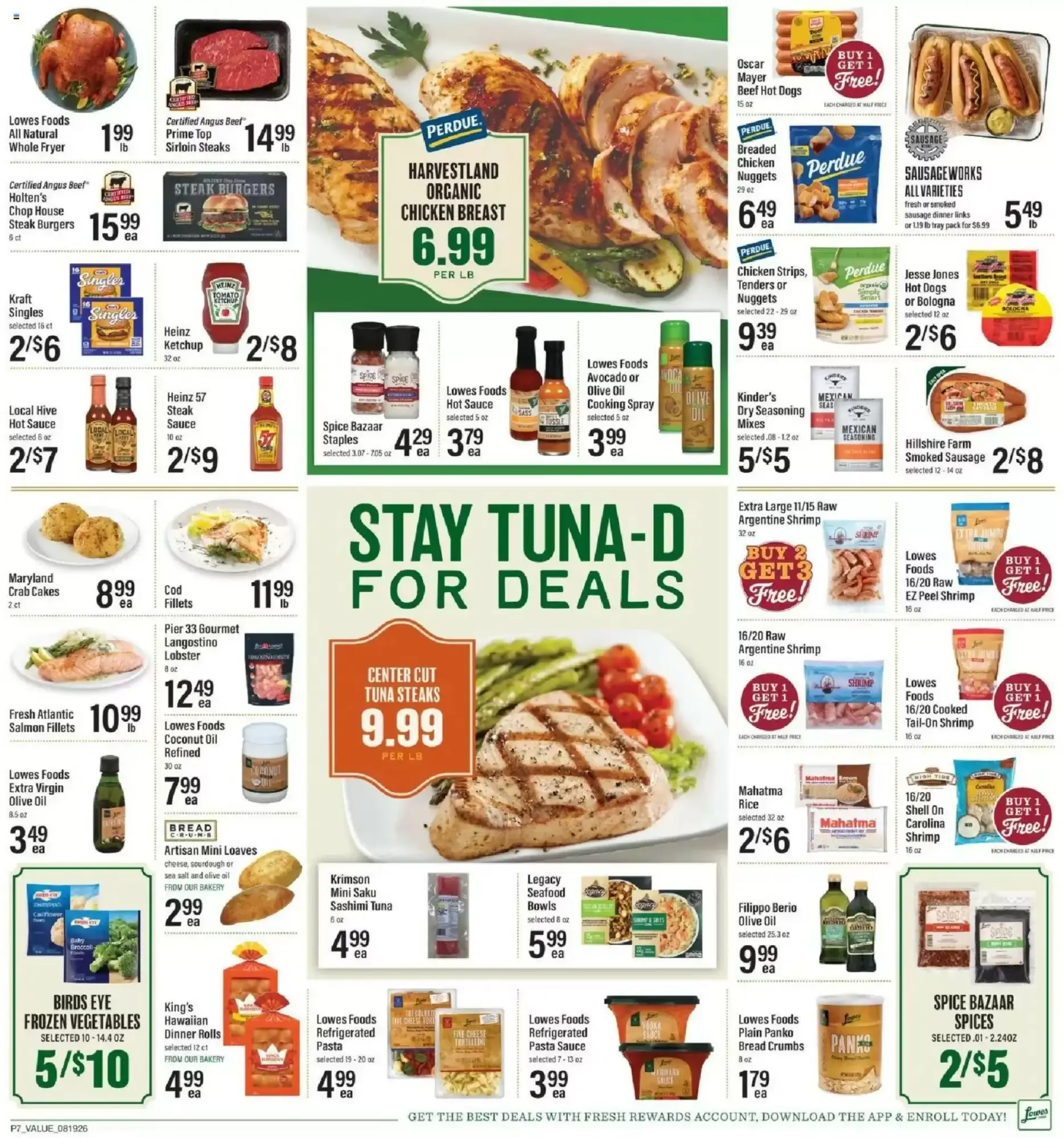 Weekly promotion Lowes Foods weekly ad week 34 spanning from August 19 to August 25 2026 - Page 13 for Catalogue 365