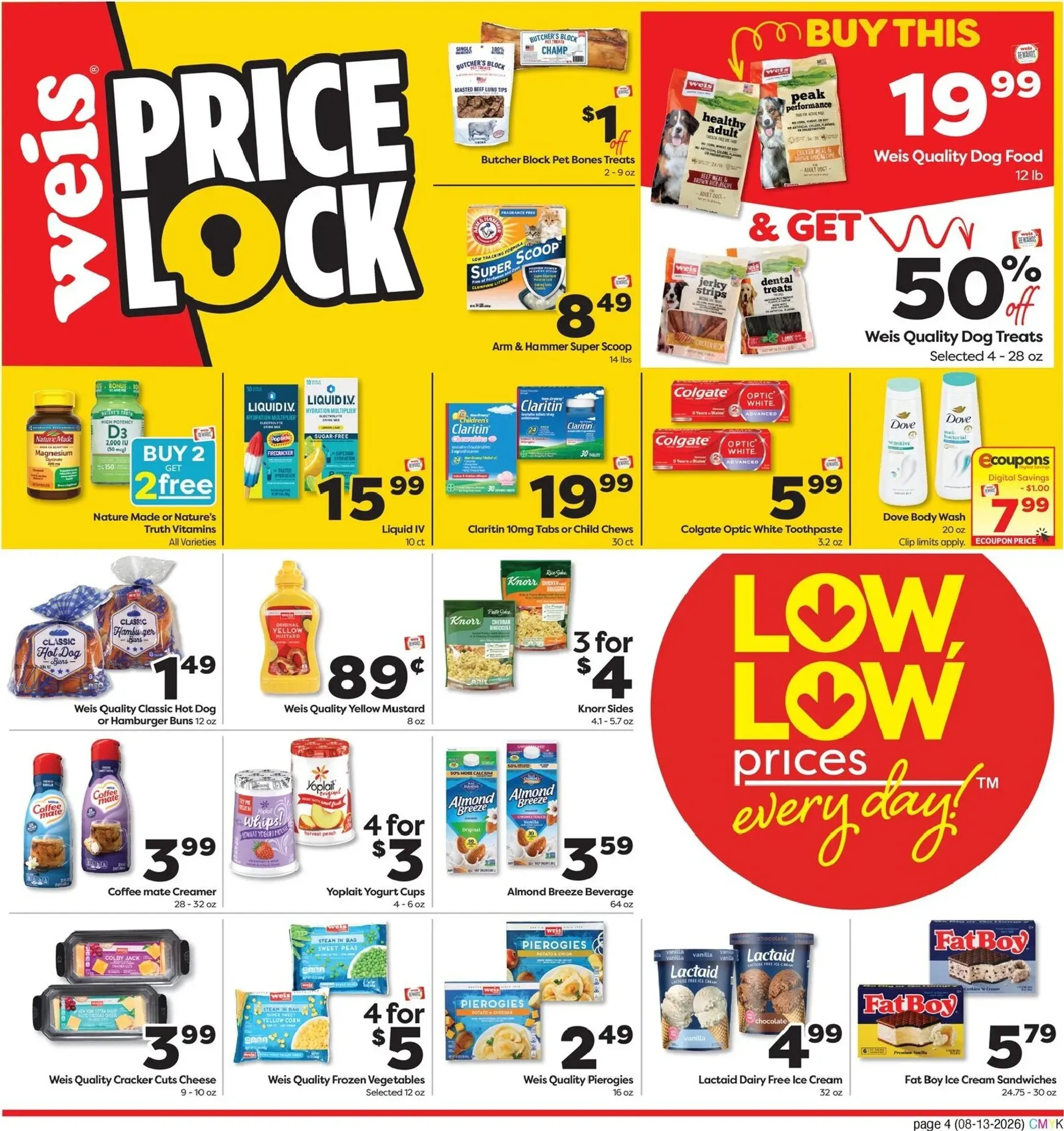Weekly ad Current Weis Markets - Price Lock leaflet valid from Thursday 08/13/2026 to Wednesday 09/09/2026 from August 13 to September 9 2026 - Page 5
