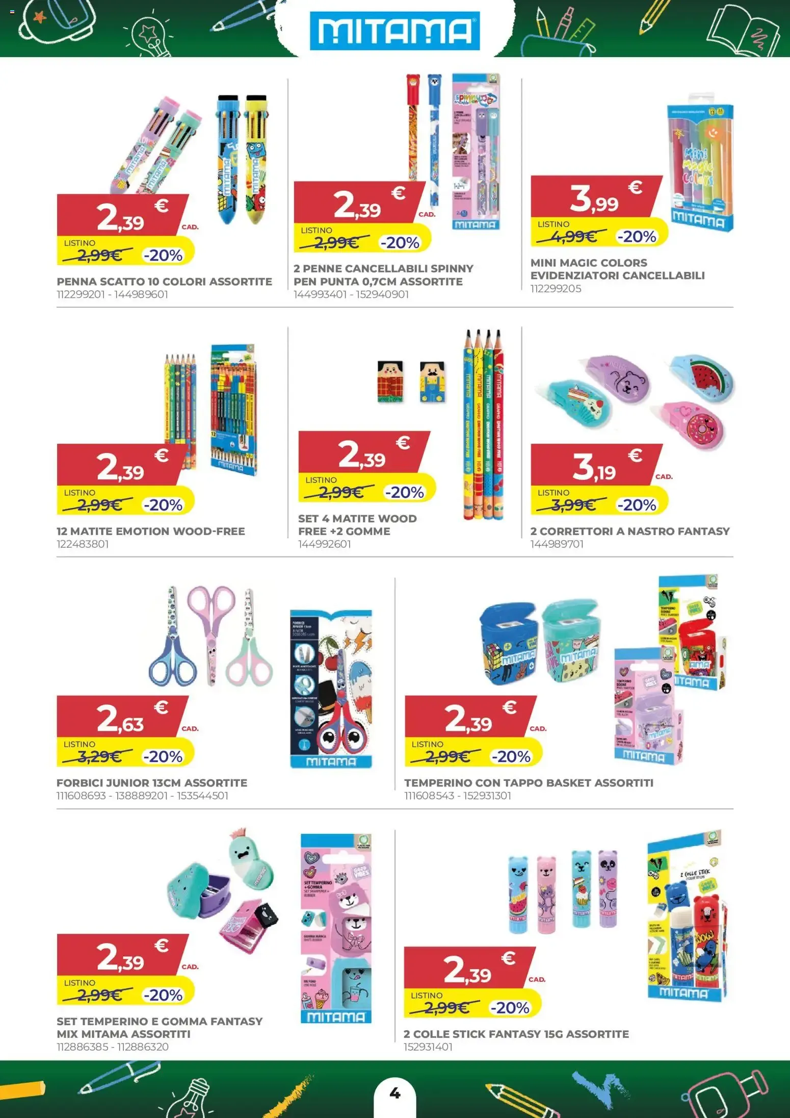 A SCUOLA di SCONTI - Toys Center da 27 agosto a 30 settembre di 2026 - Pagina del volantino 4