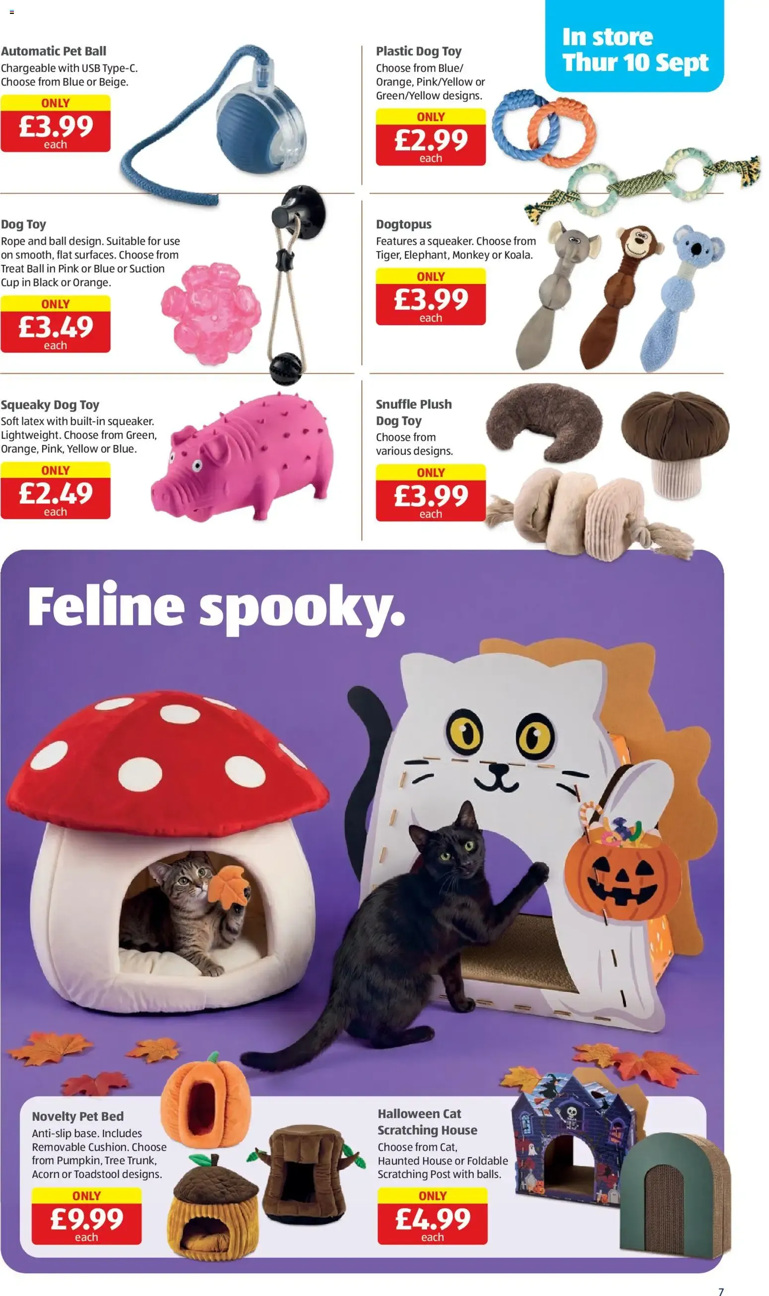 Aldi Specialbuys: Disfraces de Halloween para mascotas y ofertas from 10 September to 16 September 2026 - Catalogue Page 7