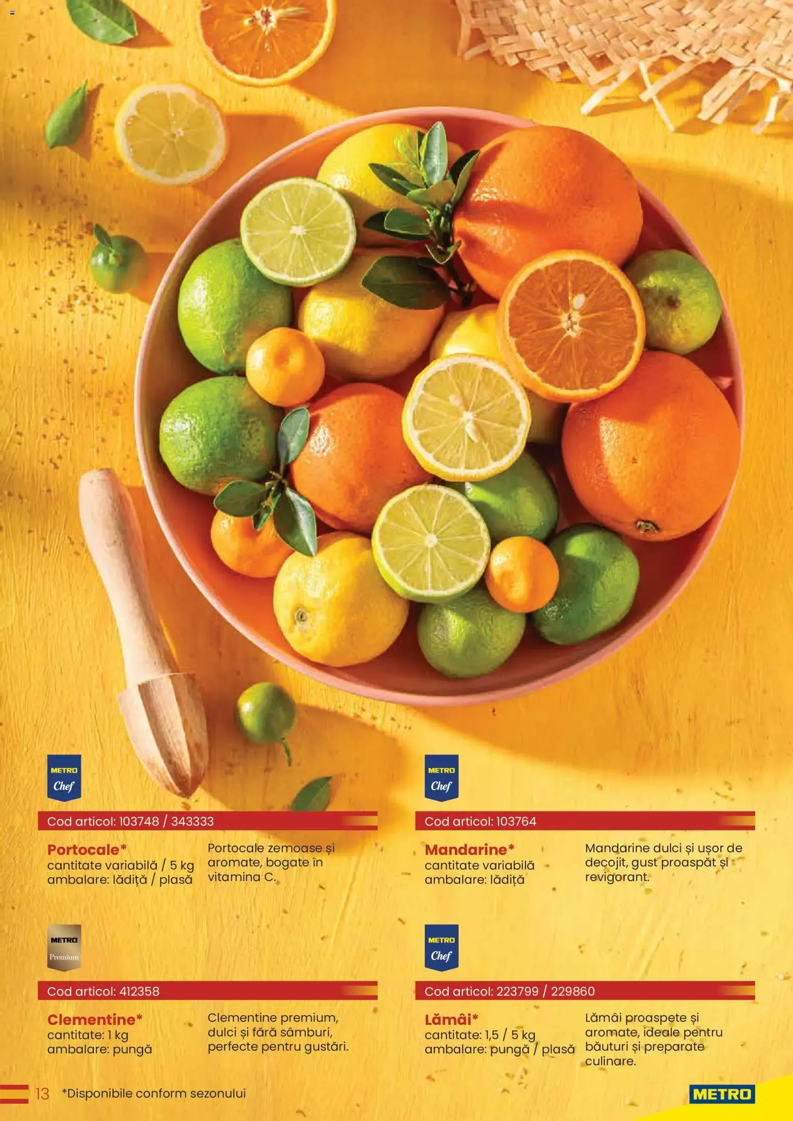 Catalog Metro Catalog Eat Spain, drink Spain - Oferta 30.03.2026 - 31.12.2026 de la 30 martie până la 31 decembrie 2026 - Revista Pagina 13