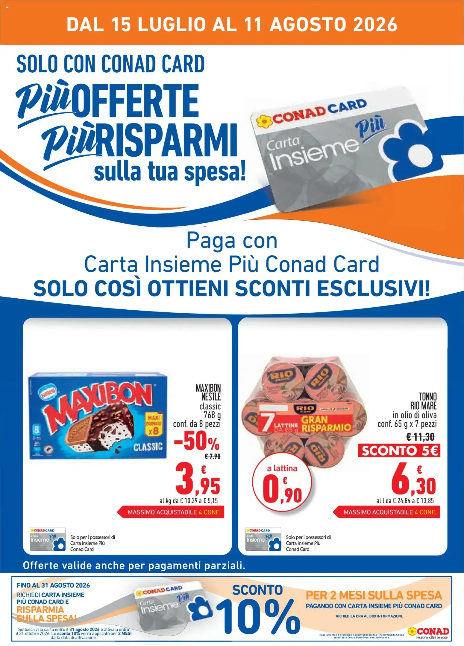 Conad miPREMIO - Catálogo Premios da 15 luglio a 11 agosto di 2026 - Pagina del volantino 2