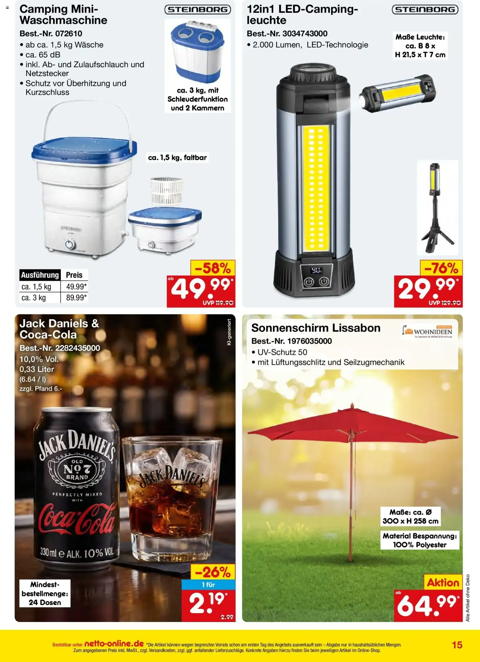 Netto Marken-Discount Online-Angebote Juli (ab 01.07.2026) » Angebote von 1. Juli bis 31. Juli 2026 - Prospekt seite 15