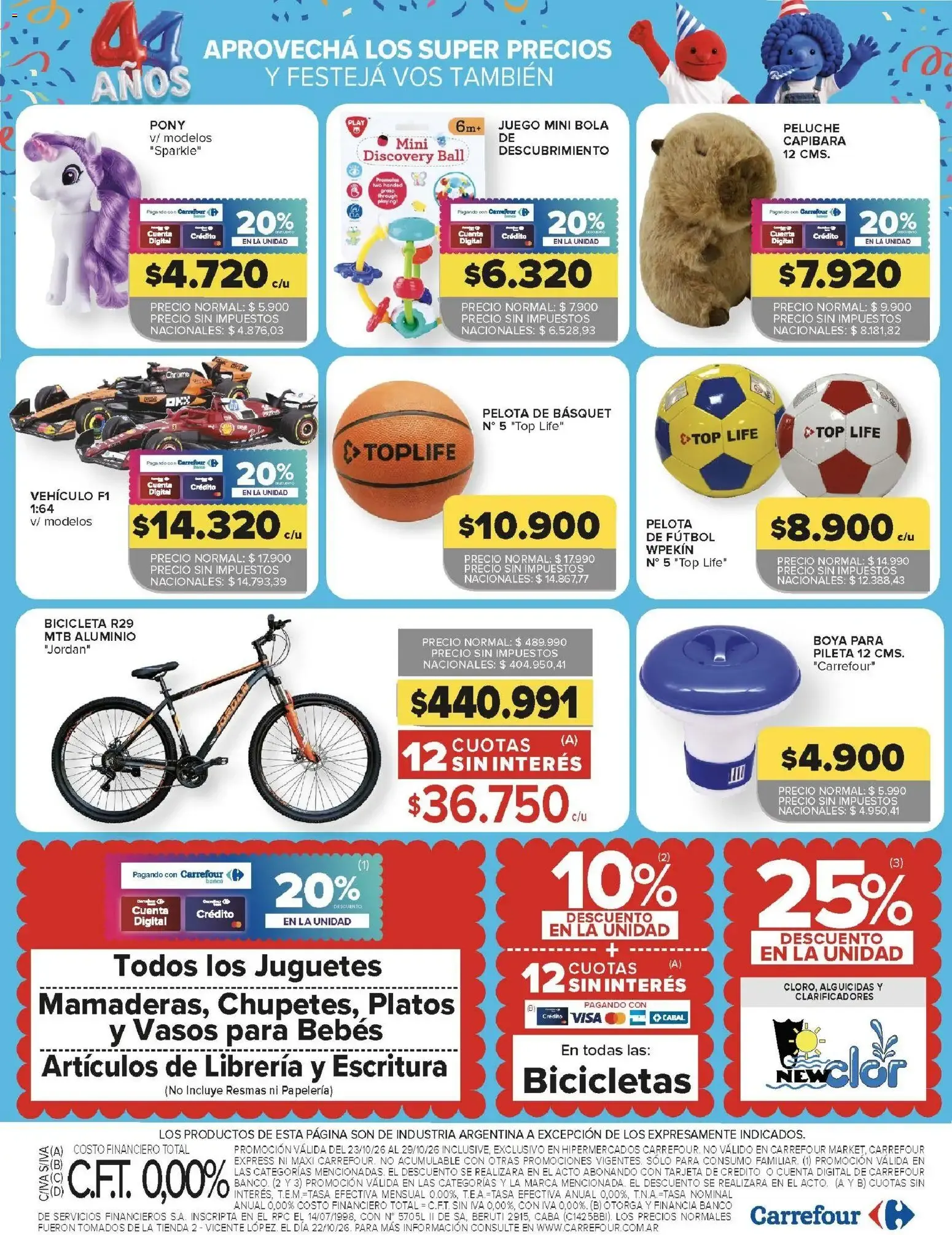 Ofertas de Carrefour: 4ta Semana de Festejos - 44 Años de Precio y Calidad 23 de octubre al 29 de octubre 2026 - Página 27 del catálogo