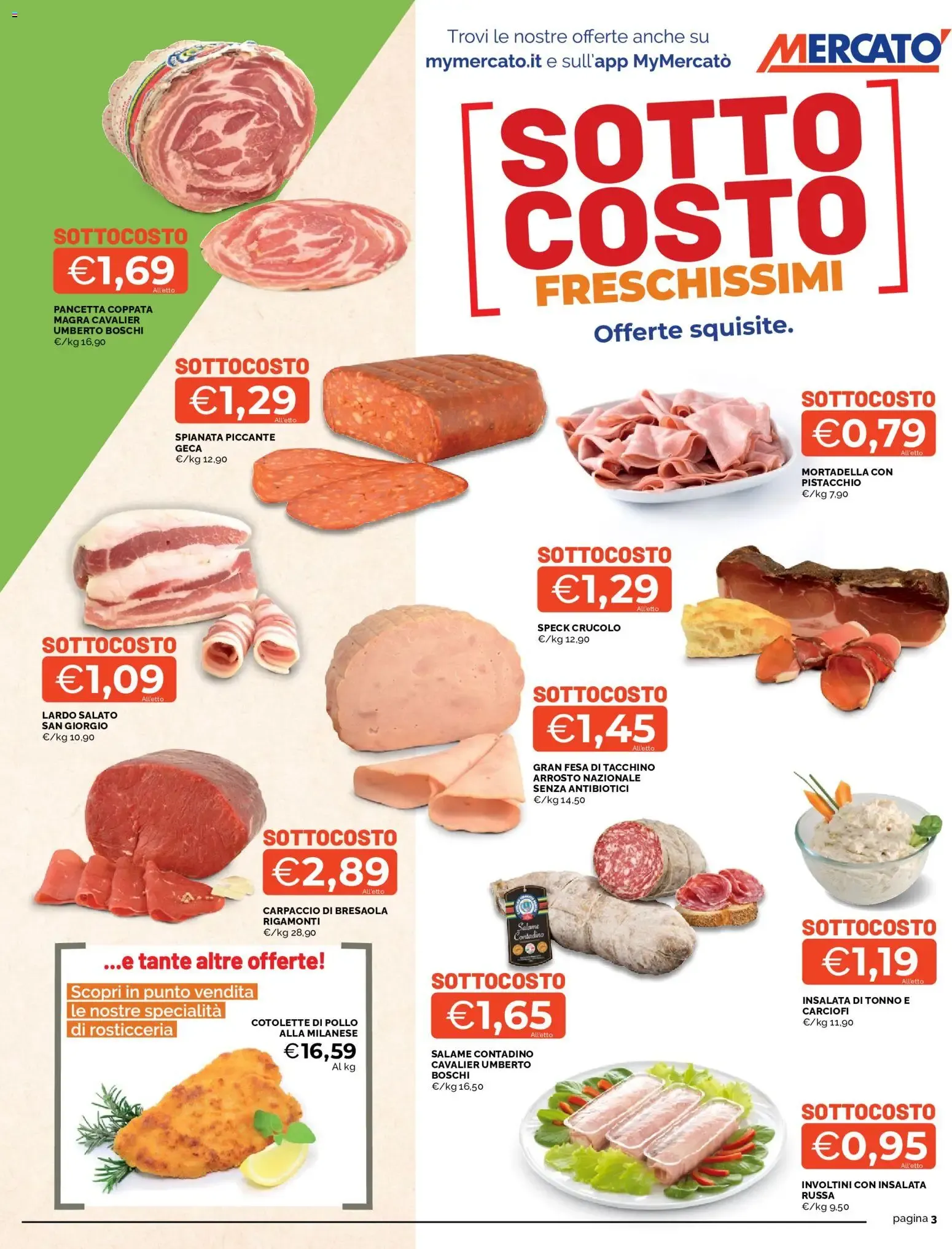 Mercatò volantino dal 03/08/2026 - online Offerte da 3 agosto a 12 agosto di 2026 - Pagina del volantino 3