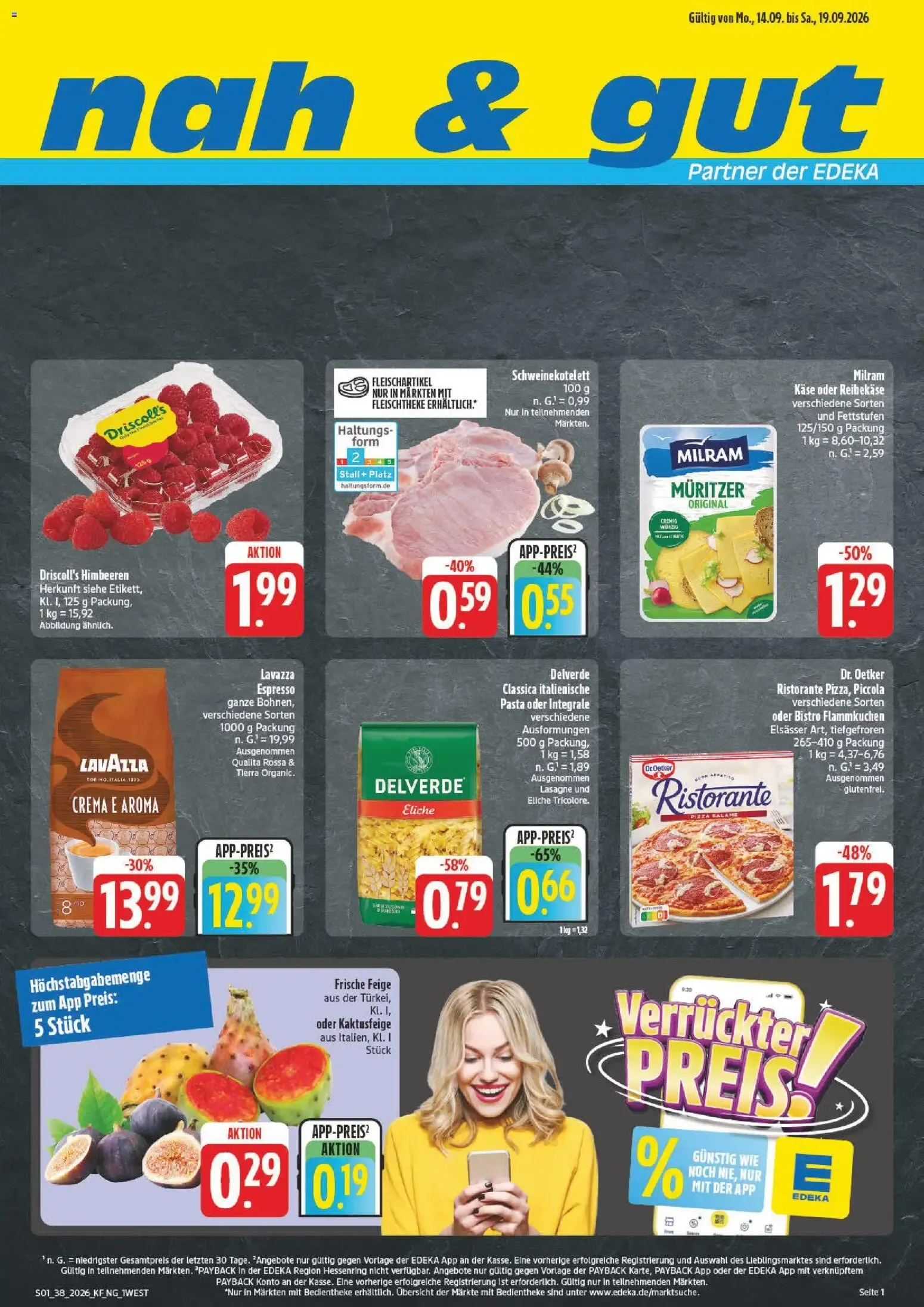 nah & gut Prospekt (ab 14.09.2026) zum Blättern von 14. September bis 19. September 2026 - Prospekt seite 1