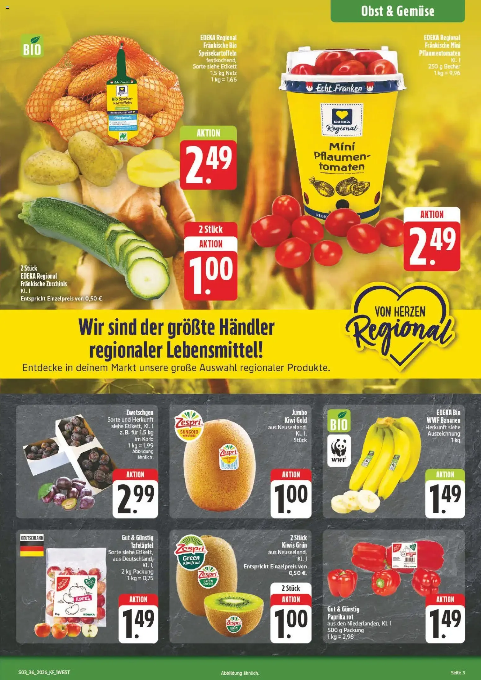 nah & gut Prospekt (ab 31.08.2026) zum Blättern von 31. August bis 5. September 2026 - Prospekt seite 3