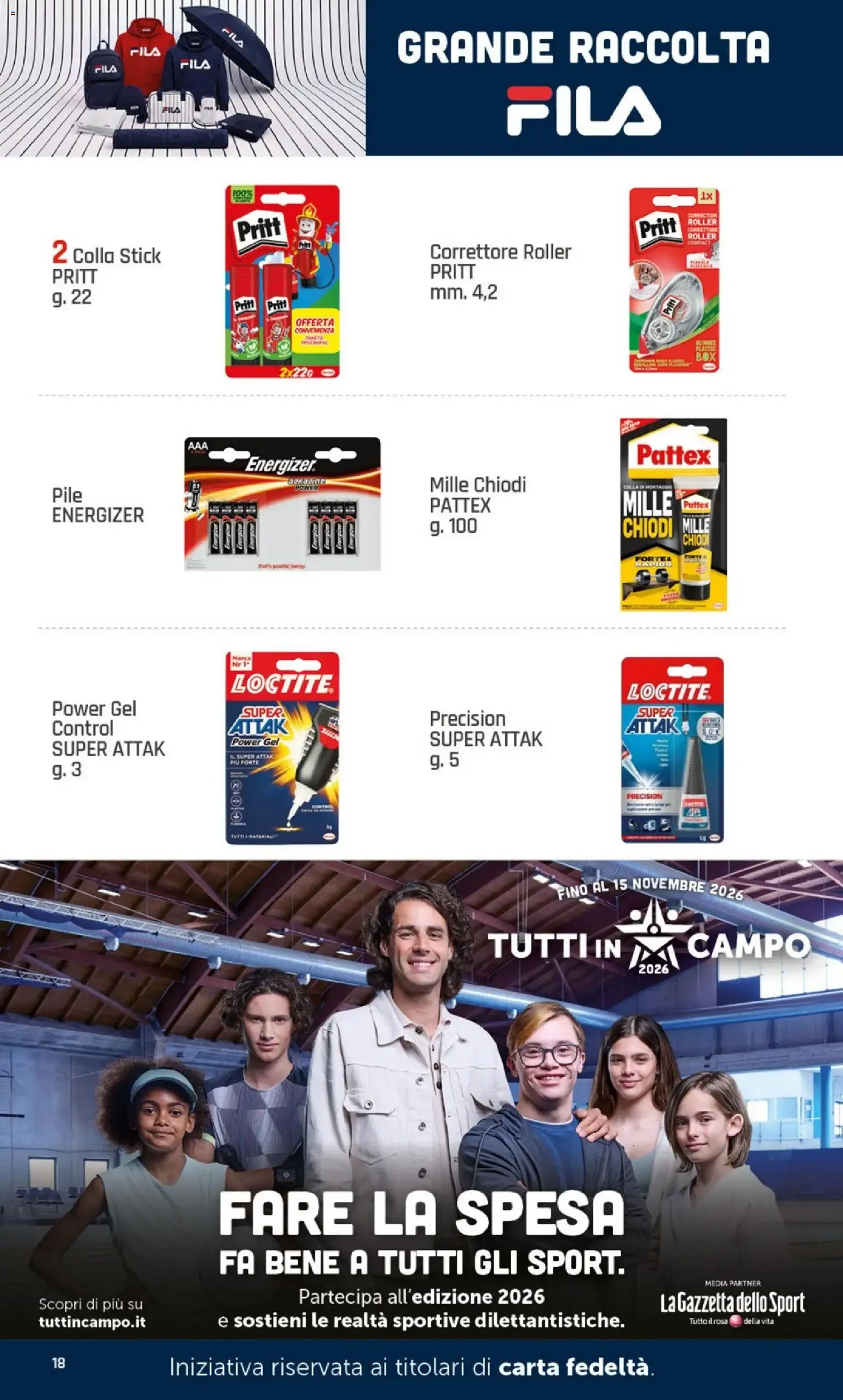 TUTTI IN CAMPO 2026 da 7 settembre a 15 novembre di 2026 - Pagina del volantino 18