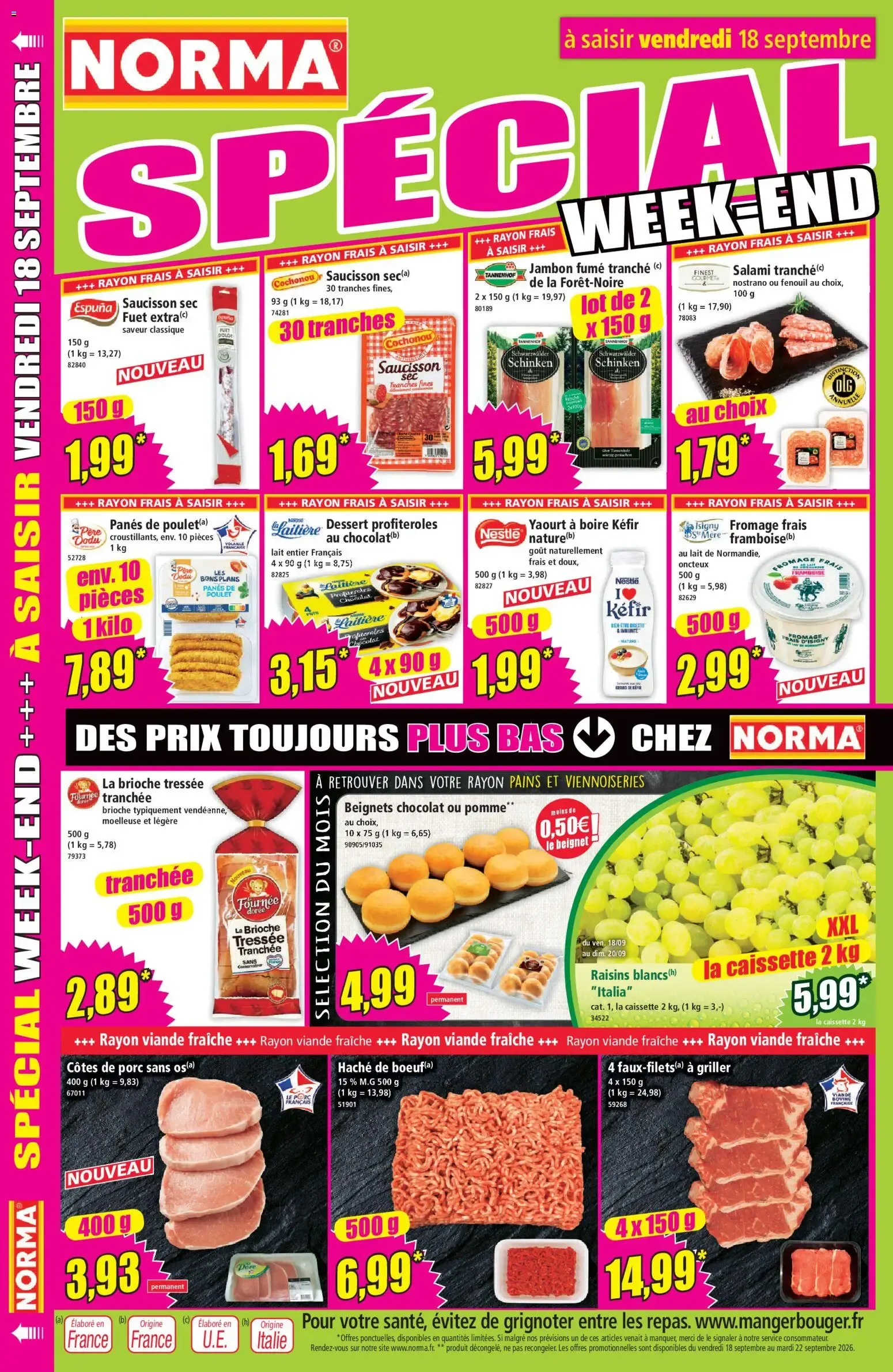 Norma Votre Discounter Régional du 16 septembre au 22 septembre 2026 - Catalogue page 14