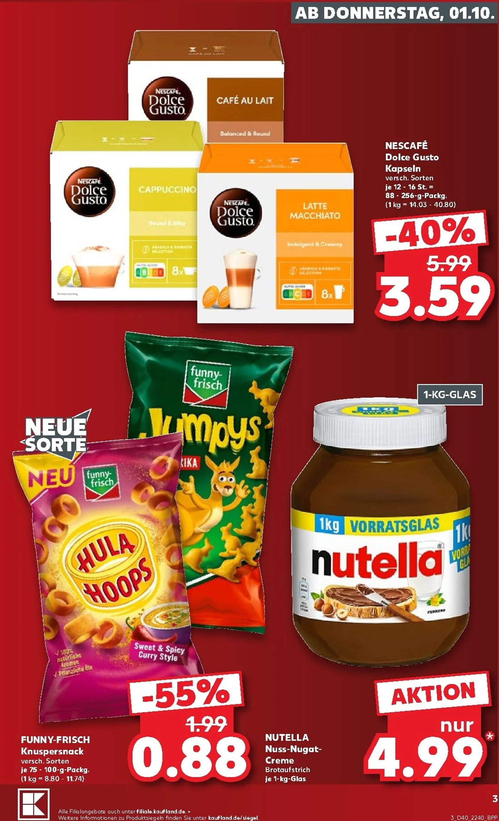 Neuer Kaufland Prospekt – von Donnerstag 01.10.2026 bis Mittwoch 07.10.2026 von 1. Oktober bis 7. Oktober 2026 - Prospekt seite 3