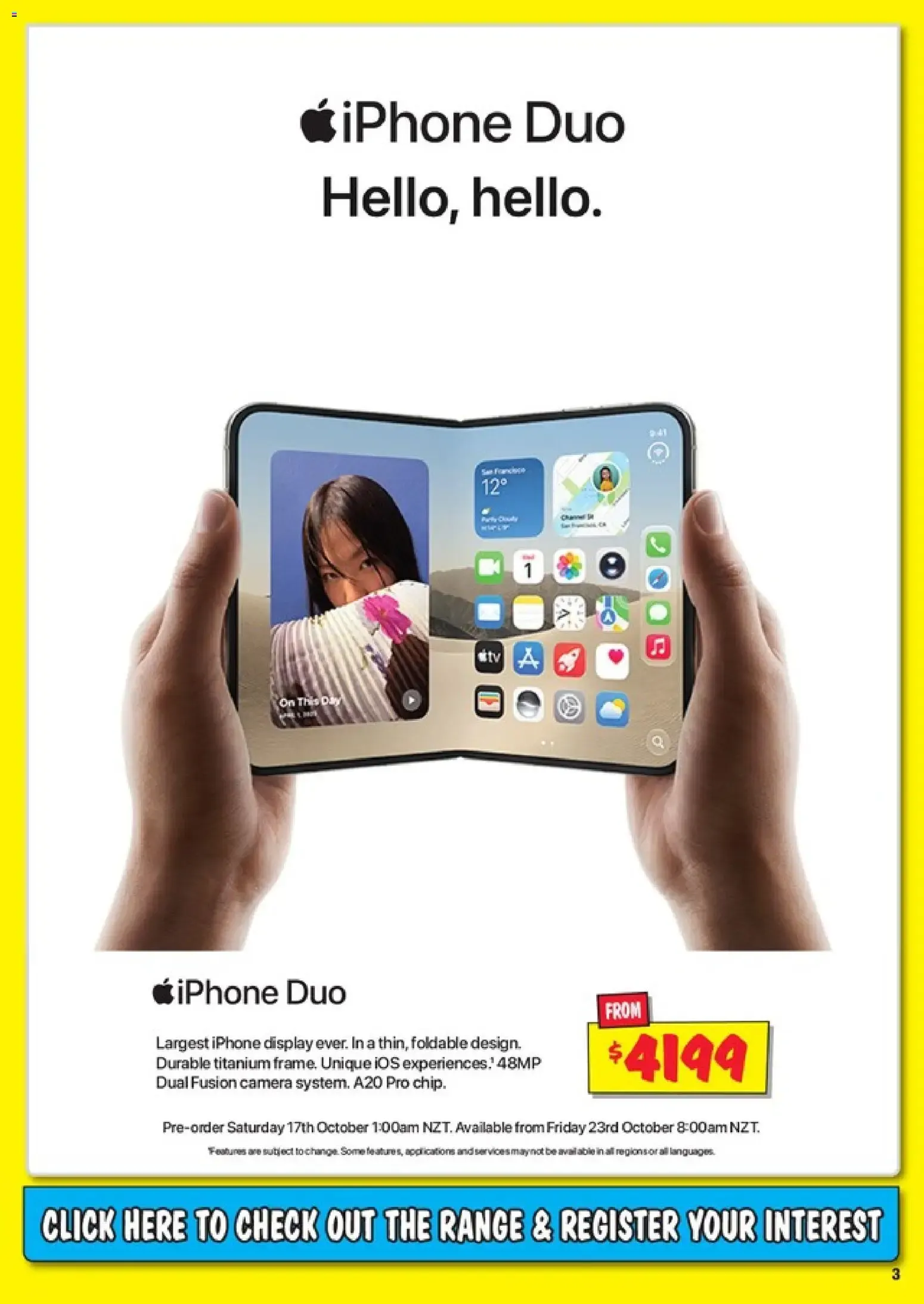 JB Hi-Fi: iPhone 18 Pro from 22 September to 31 December 2026 - Catalogue Page 3