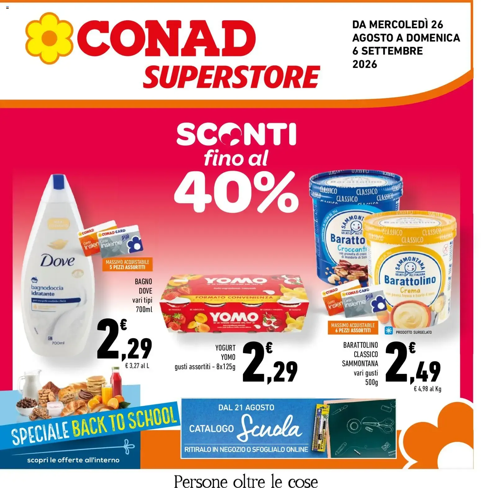 Volantino Conad dal 26/08/2026 > Anteprima
