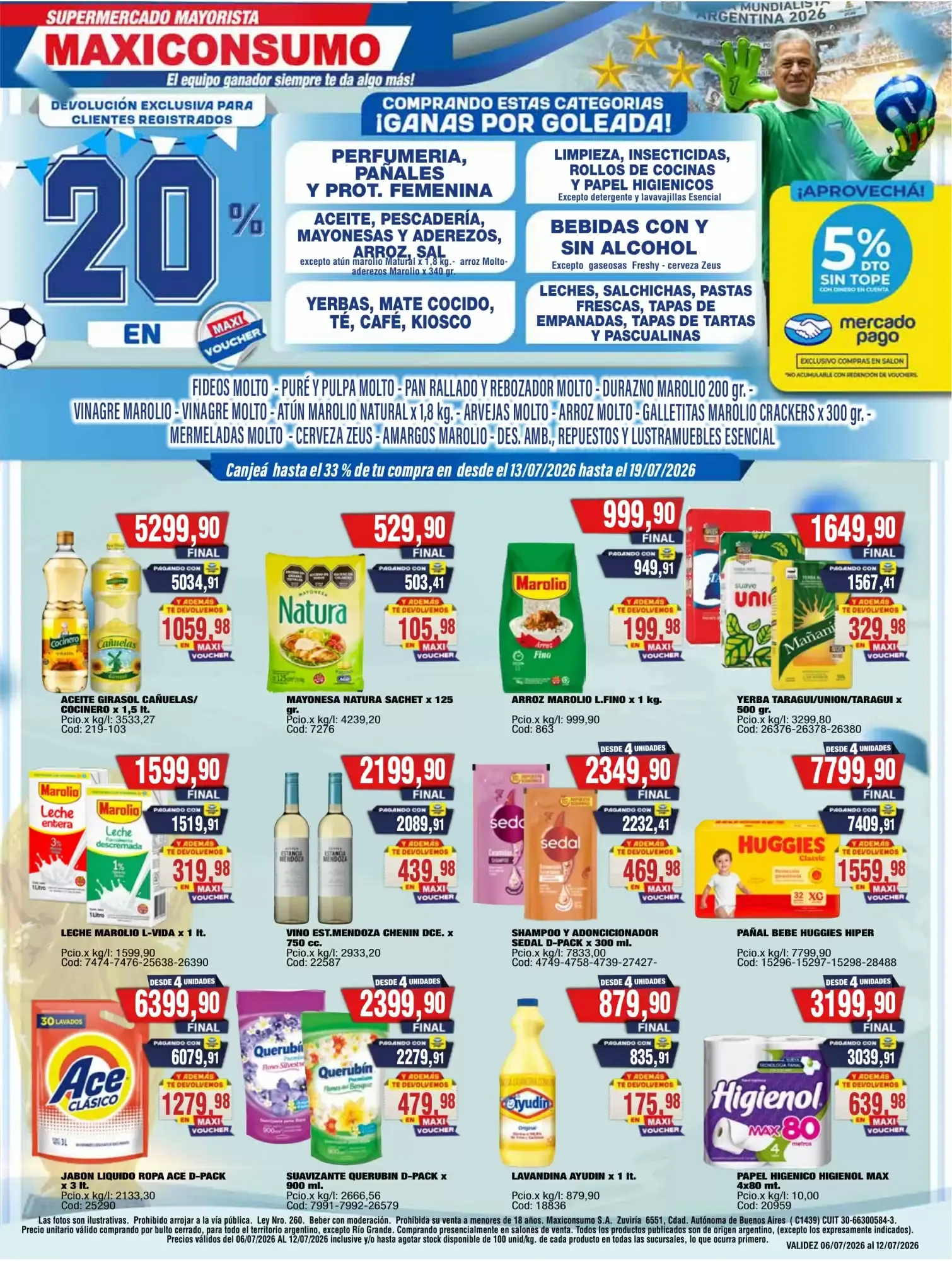 Ofertas de Maxiconsumo 6 de julio al 12 de julio 2026 - Página 1 del catálogo
