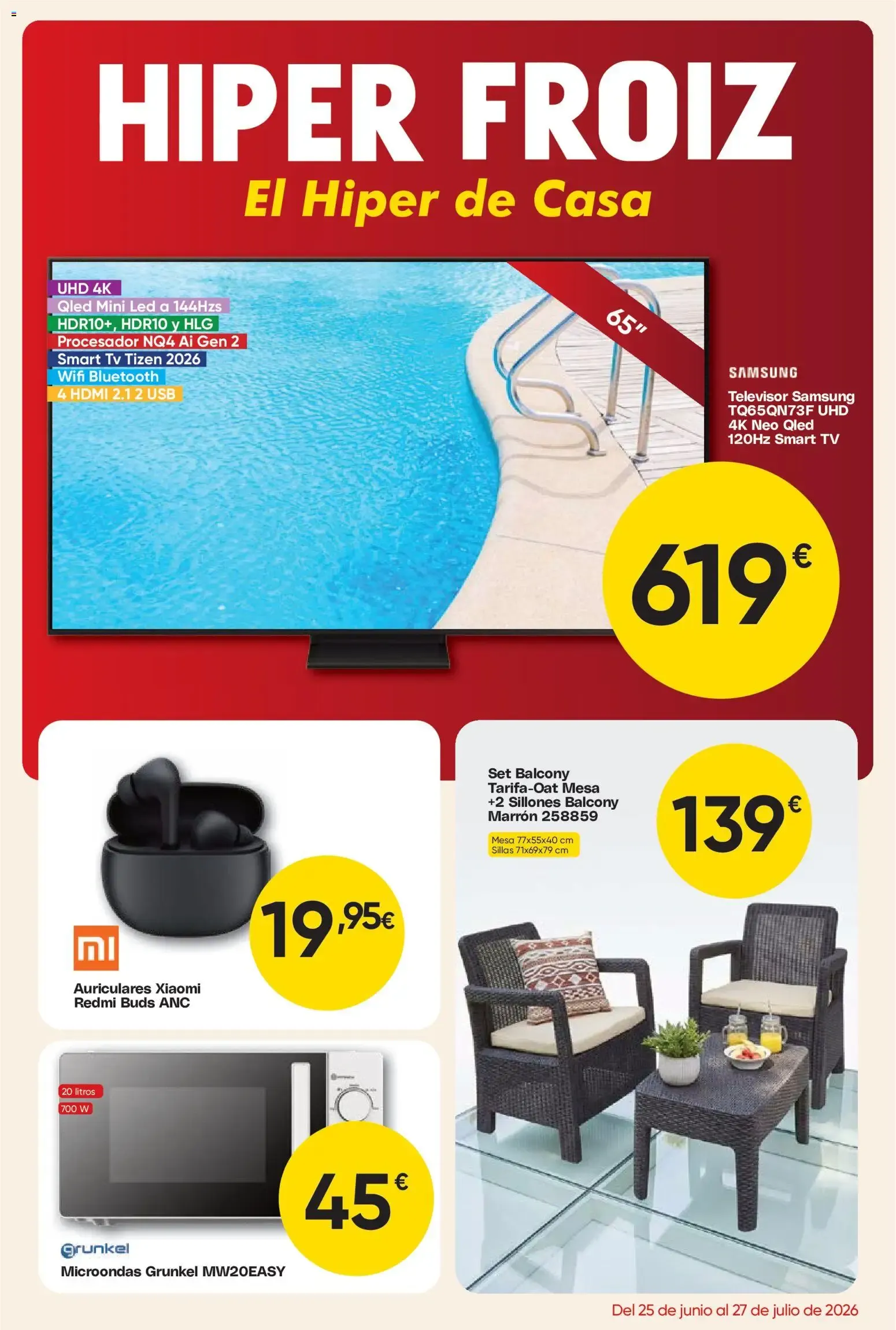 Catálogo de Froiz - Folleto Hiper del 25/06/2026 | Ofertas 25 de junio al 27 de julio 2026 - Página 1