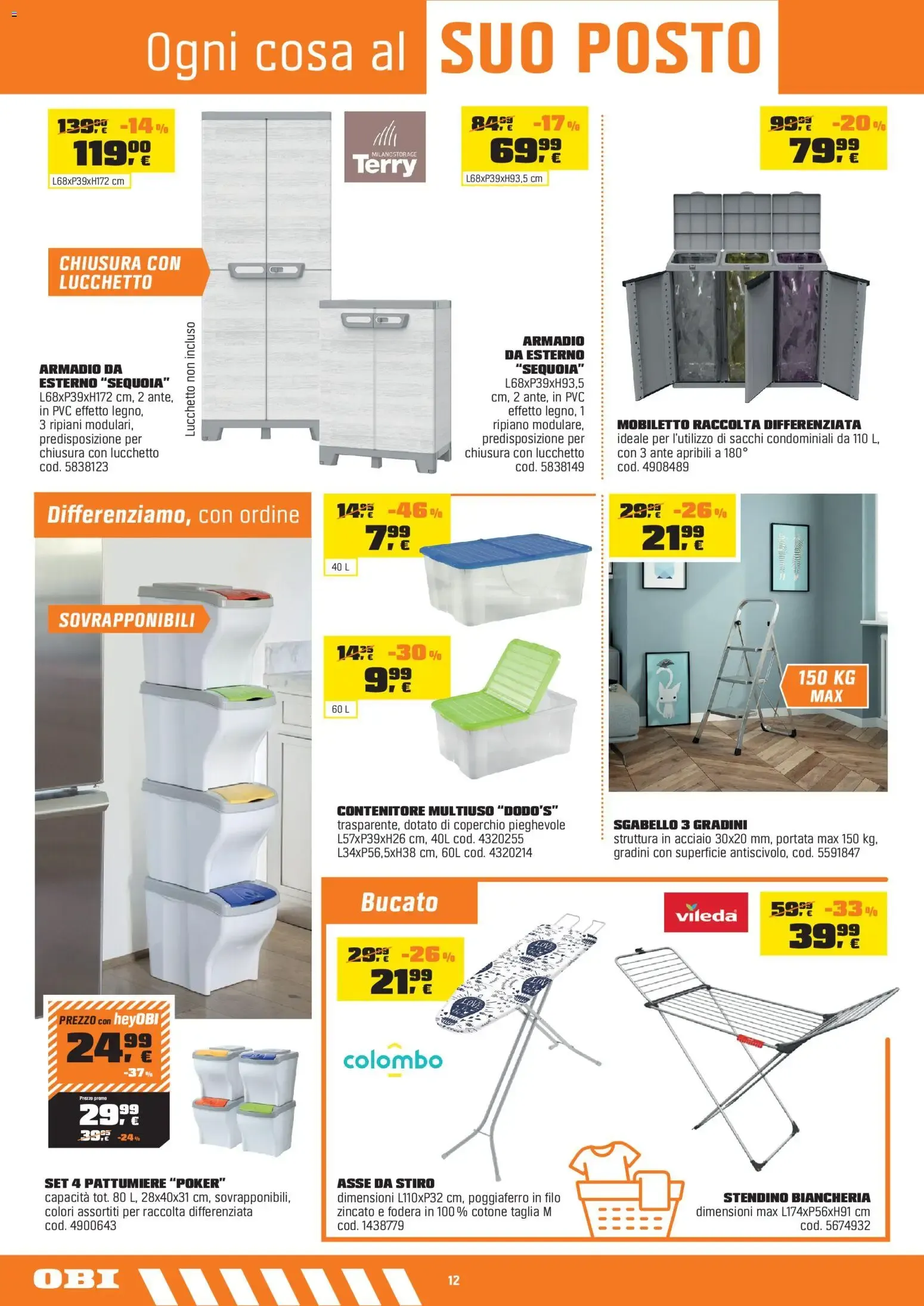 Nuovo OBI volantino dal 10/06/2026 > offerte anteprima 🛍️ da 11 giugno a 5 luglio di 2026 - Pagina del volantino 12