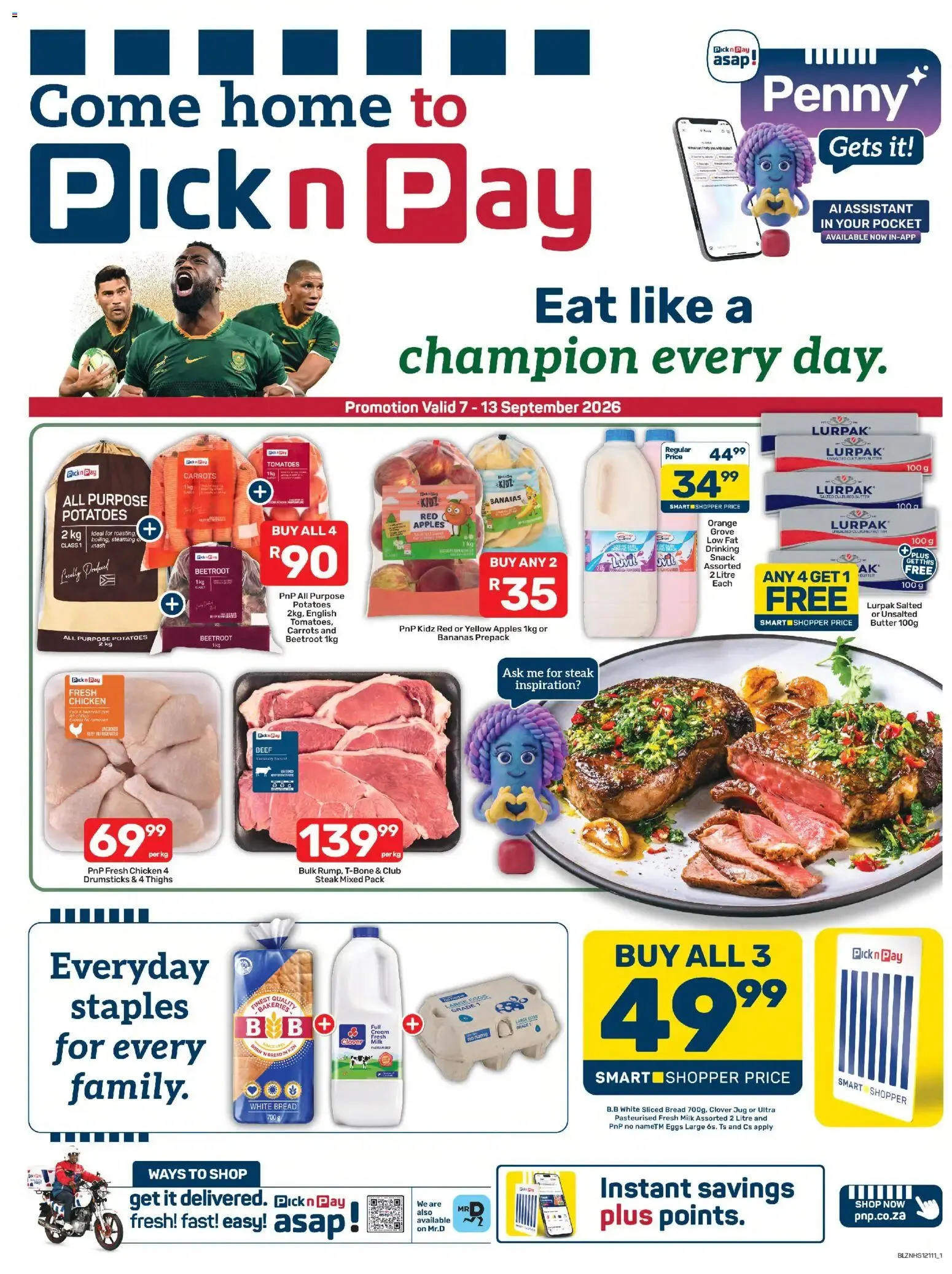 Pick n Pay Specials (07/09/2026 - 13/09/2026) Online from 7 September to 13 September 2026 - Catalogue Page 1