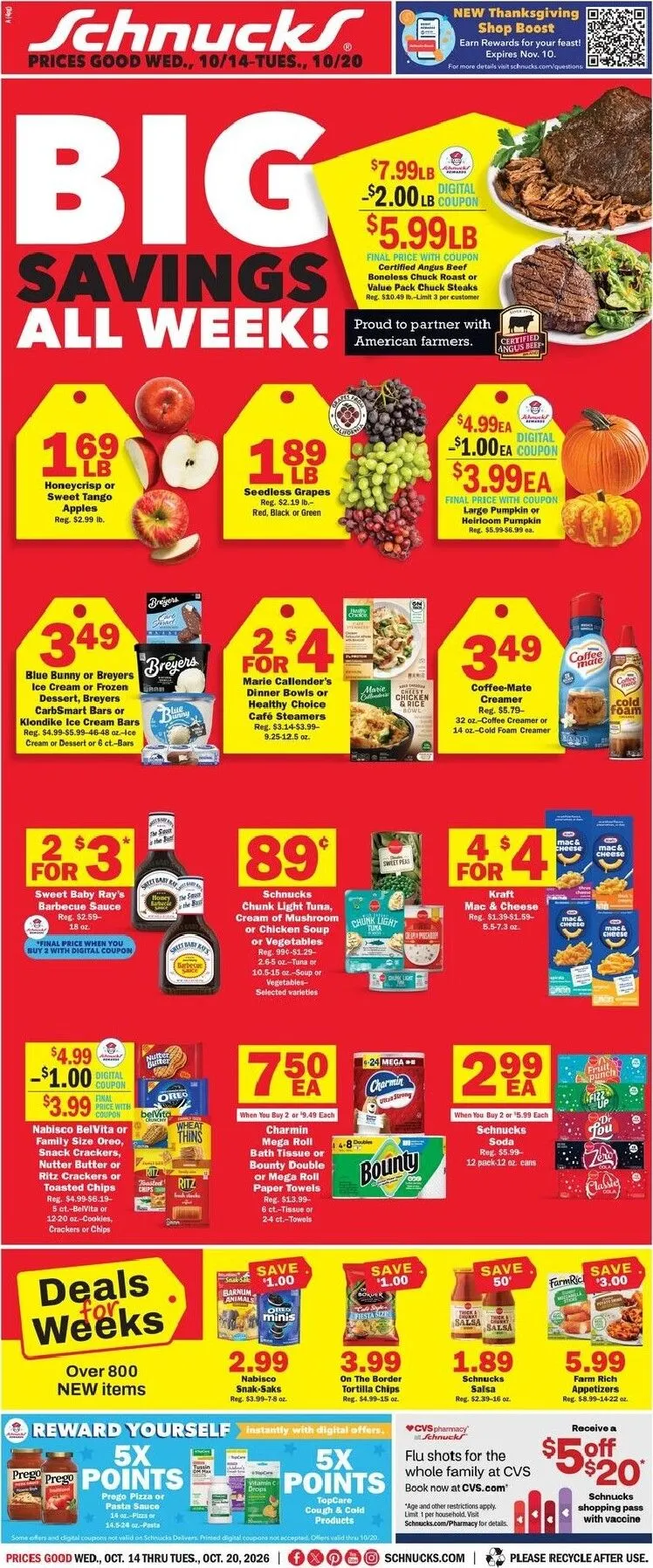 BIG SAVINGS ALL WEEK!