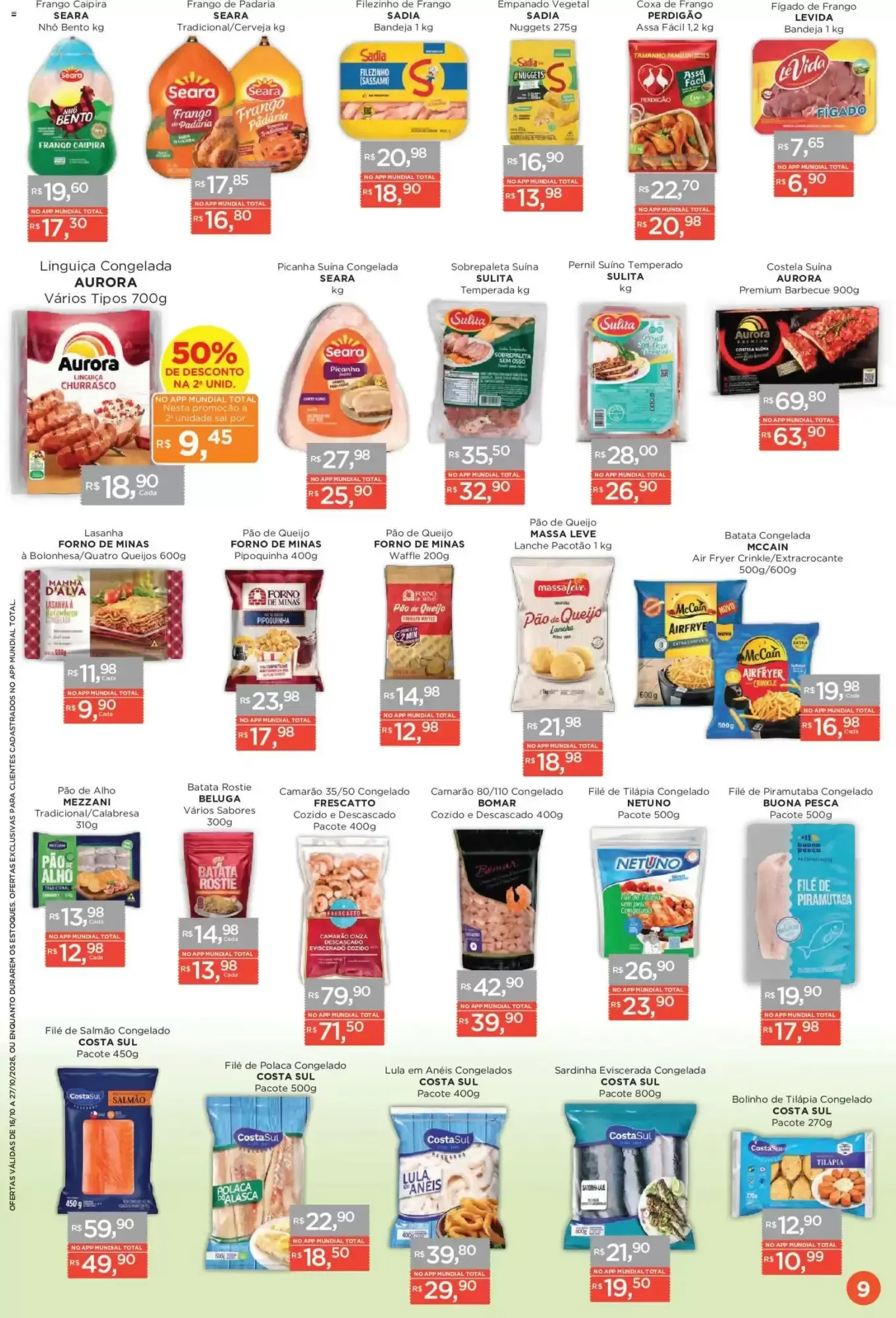 Encarte de Encarte Supermercados Mundial 16 de outubro até 27 de outubro 2026 - Pagina 9