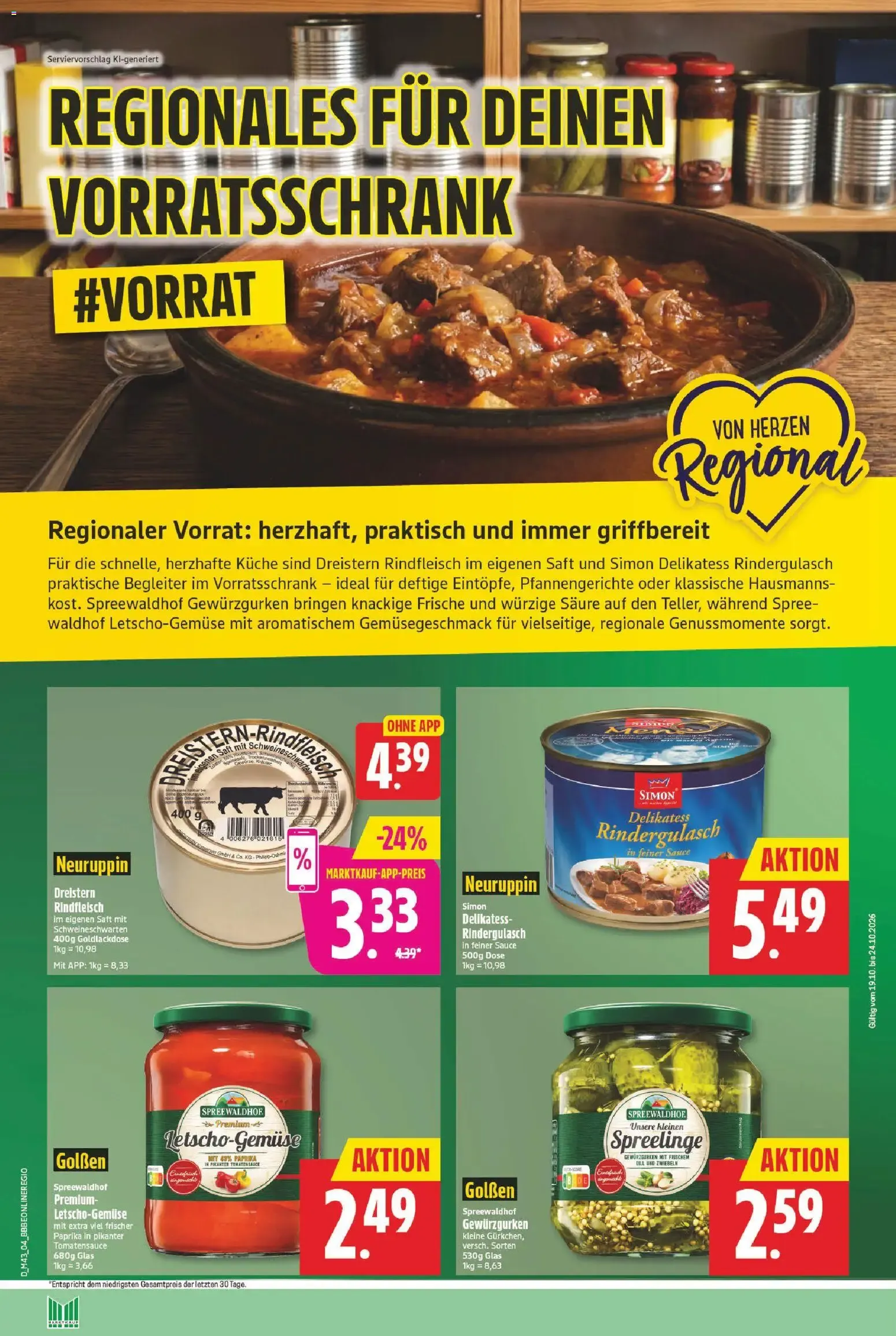 Marktkauf Prospekt (ab 19.10.2026) » Angebote online von 19. Oktober bis 24. Oktober 2026 - Prospekt seite 29