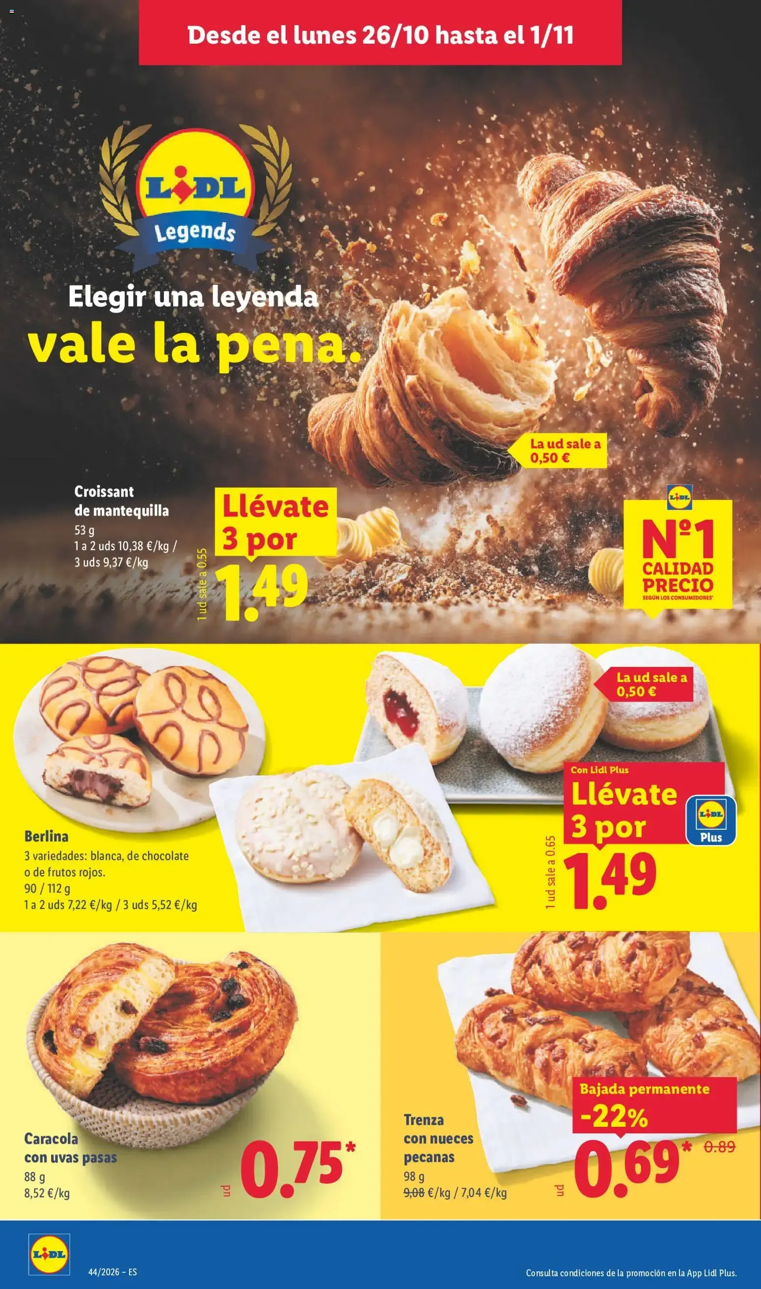 Catálogo de Lidl folleto del 26/10/2026 | Ofertas 26 de octubre al 1 de noviembre 2026 - Página 4
