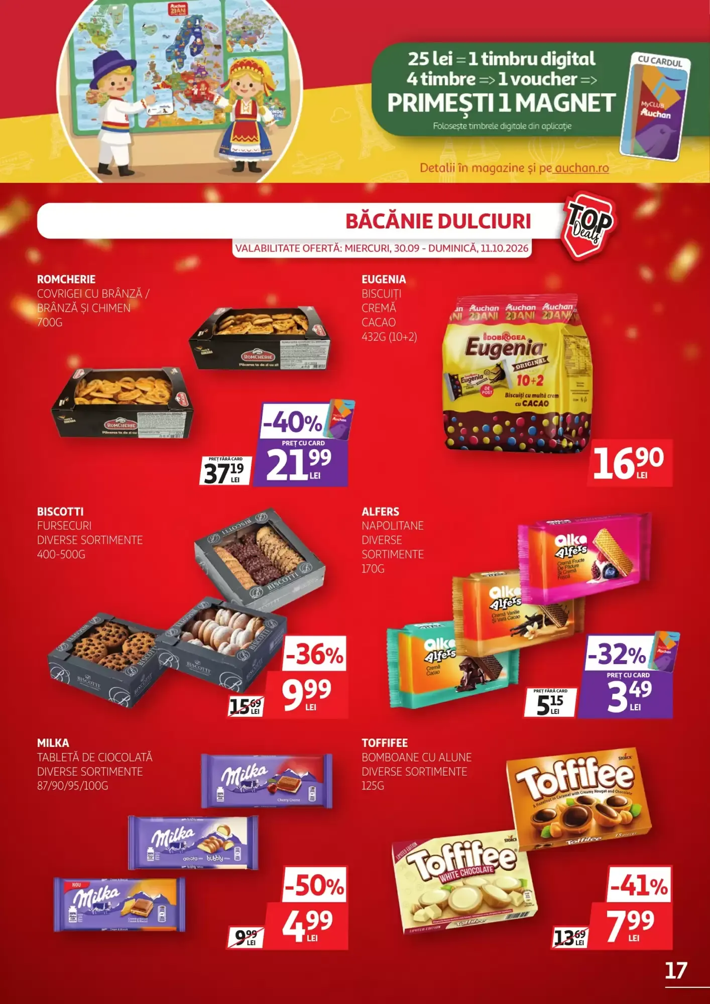 Catalog Catalog Auchan de la 30 septembrie până la 11 octombrie 2026 - Revista Pagina 17