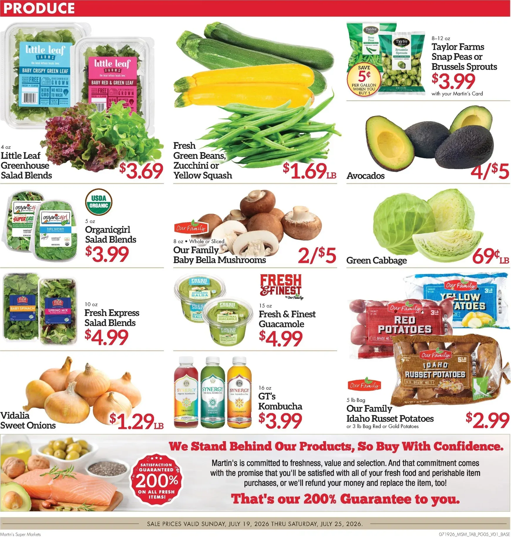 Weekly ad Current Martin's Super Markets - Next Ad leaflet valid from Sunday 07/19/2026 to Saturday 07/25/2026 from July 19 to July 25 2026 - Page 5