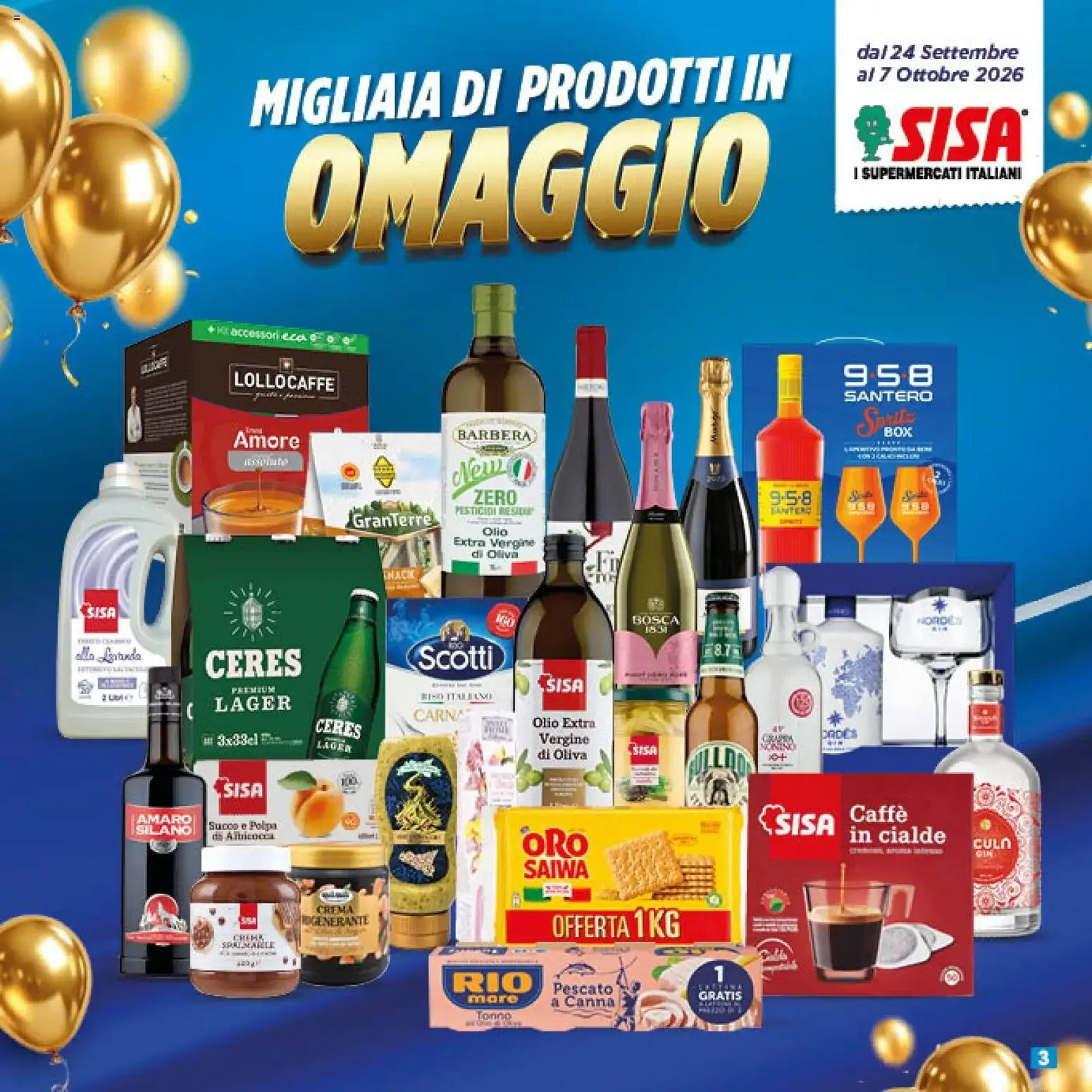 SISA - Grande Concorso: Ogni Spesa è una Festa da 24 settembre a 7 ottobre di 2026 - Pagina del volantino 3