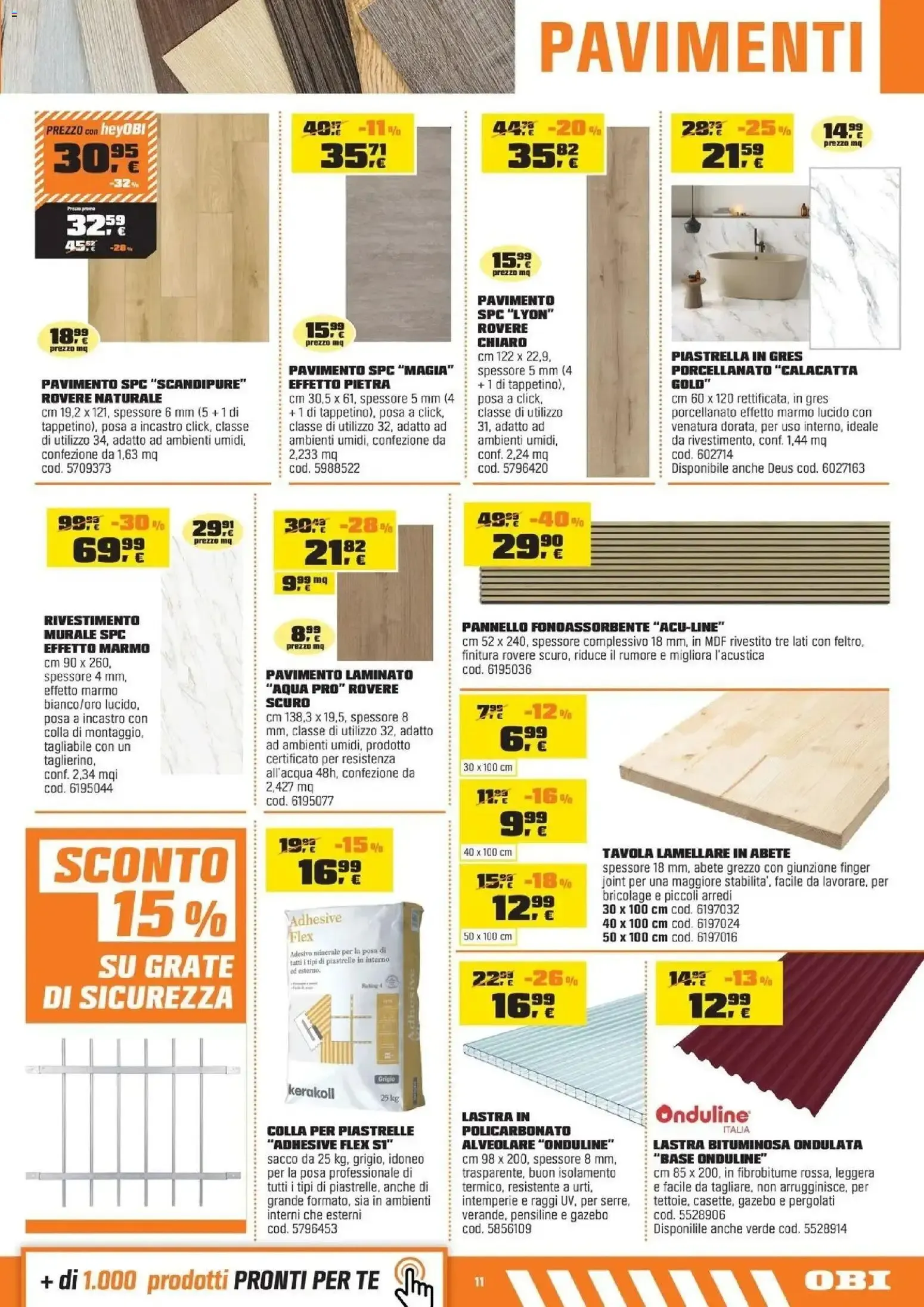 OFFERTE DEL MESE: NATI PER LA STAGIONE ARANCIONE da 15 ottobre a 8 novembre di 2026 - Pagina del volantino 11