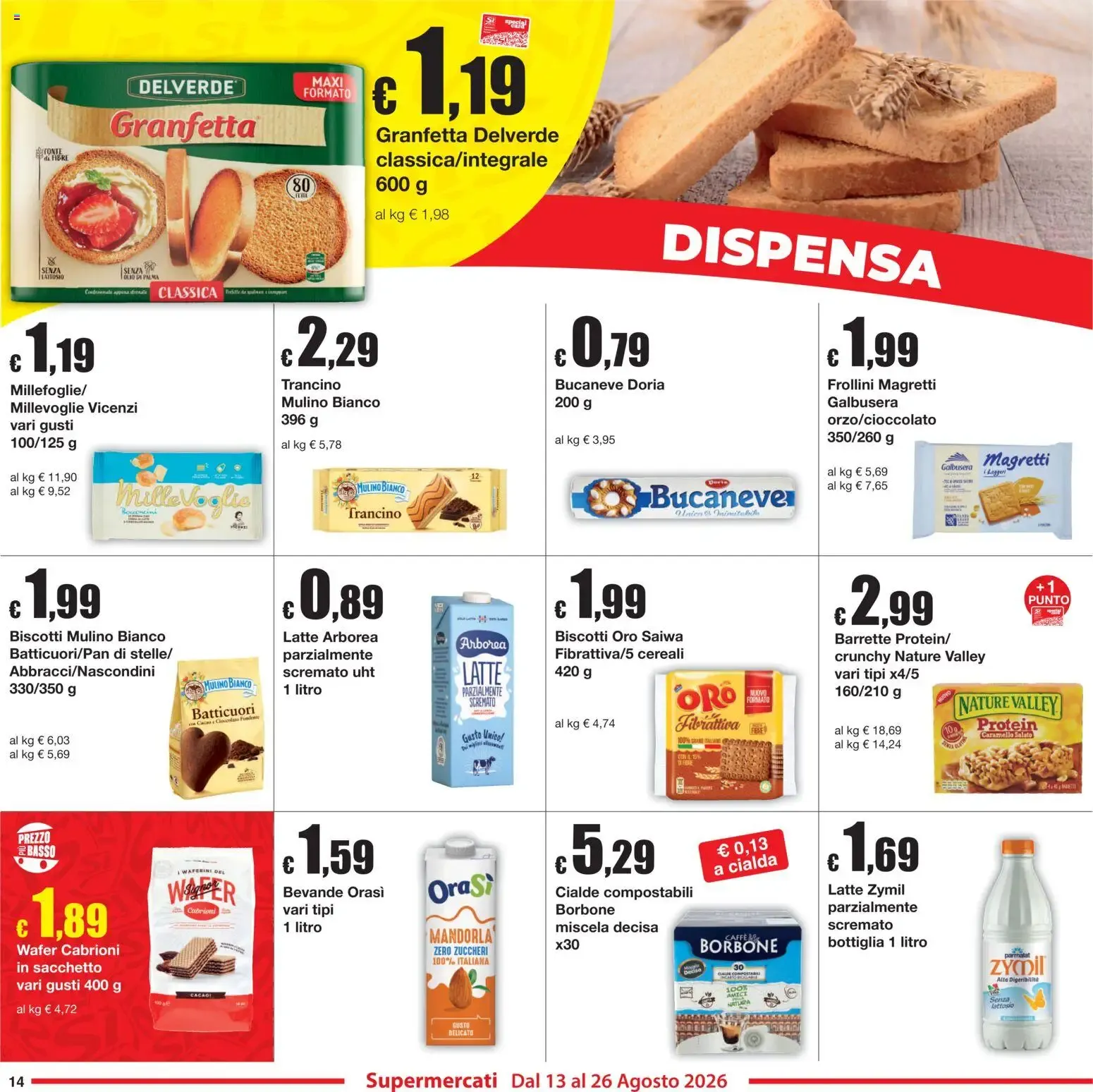 Sì con Te volantino dal 13/08/2026 - online Offerte da 13 agosto a 26 agosto di 2026 - Pagina del volantino 14
