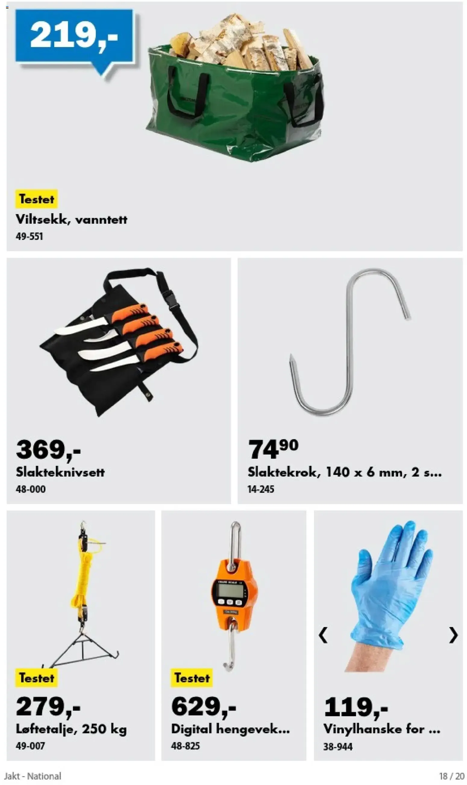 Biltema Jakt - National (17/08/2026 - 31/10/2026) - Kundeavis og tilbud fra 17. august til 31. oktober 2026 - kundeavisside 18