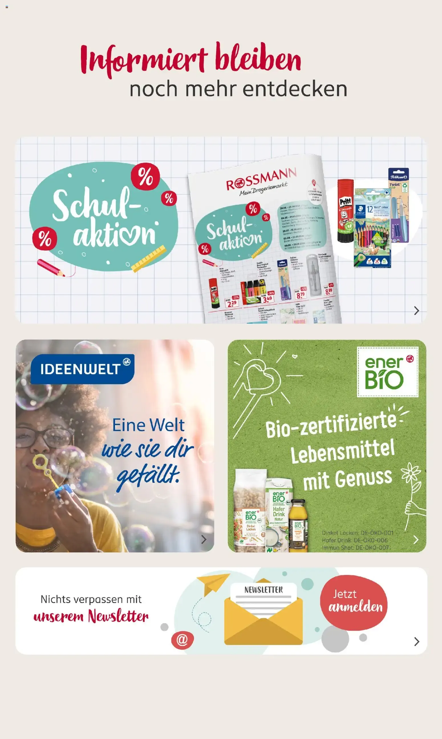 Rossmann Mein Drogeriemarkt von 24. August bis 28. August 2026 - Prospekt seite 23