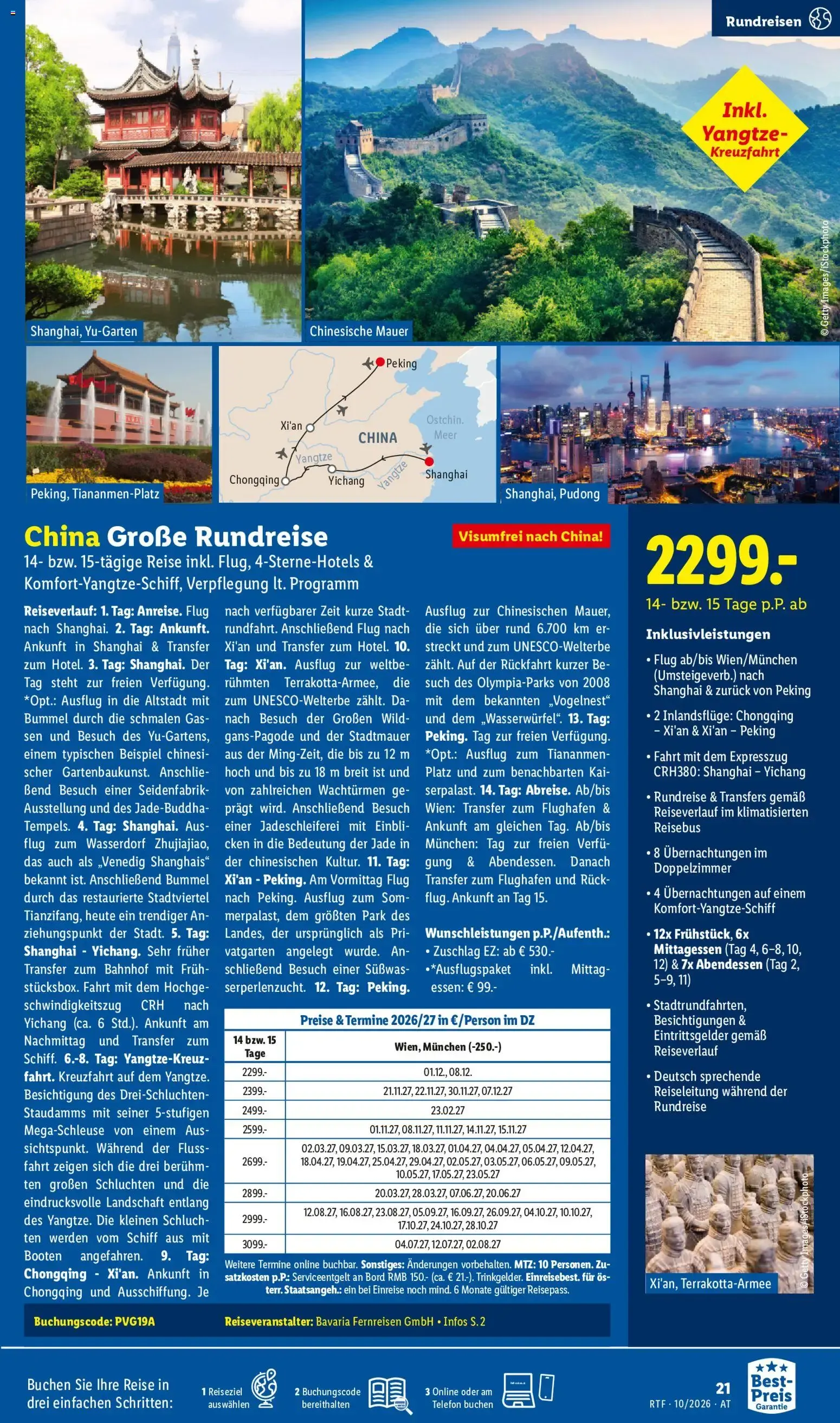 Lidl: Viel Urlaub für wenig Geld lohnt sich von 14. Oktober bis 15. November 2026 - Flugblätt seite  21