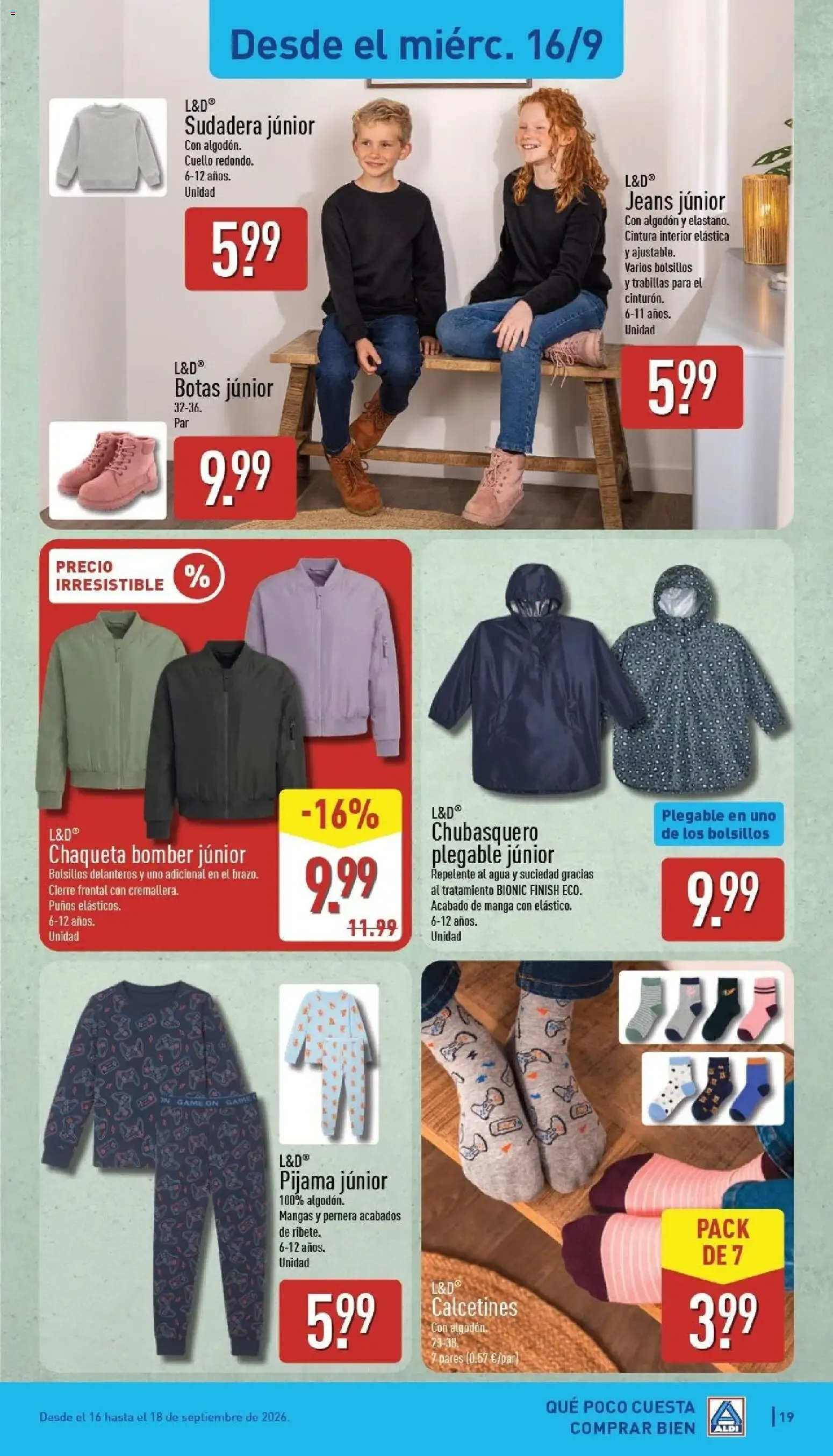 Catálogo de Aldi folleto Península del 14/09/2026 | Catálogo 14 de septiembre al 20 de septiembre 2026 - Página 19