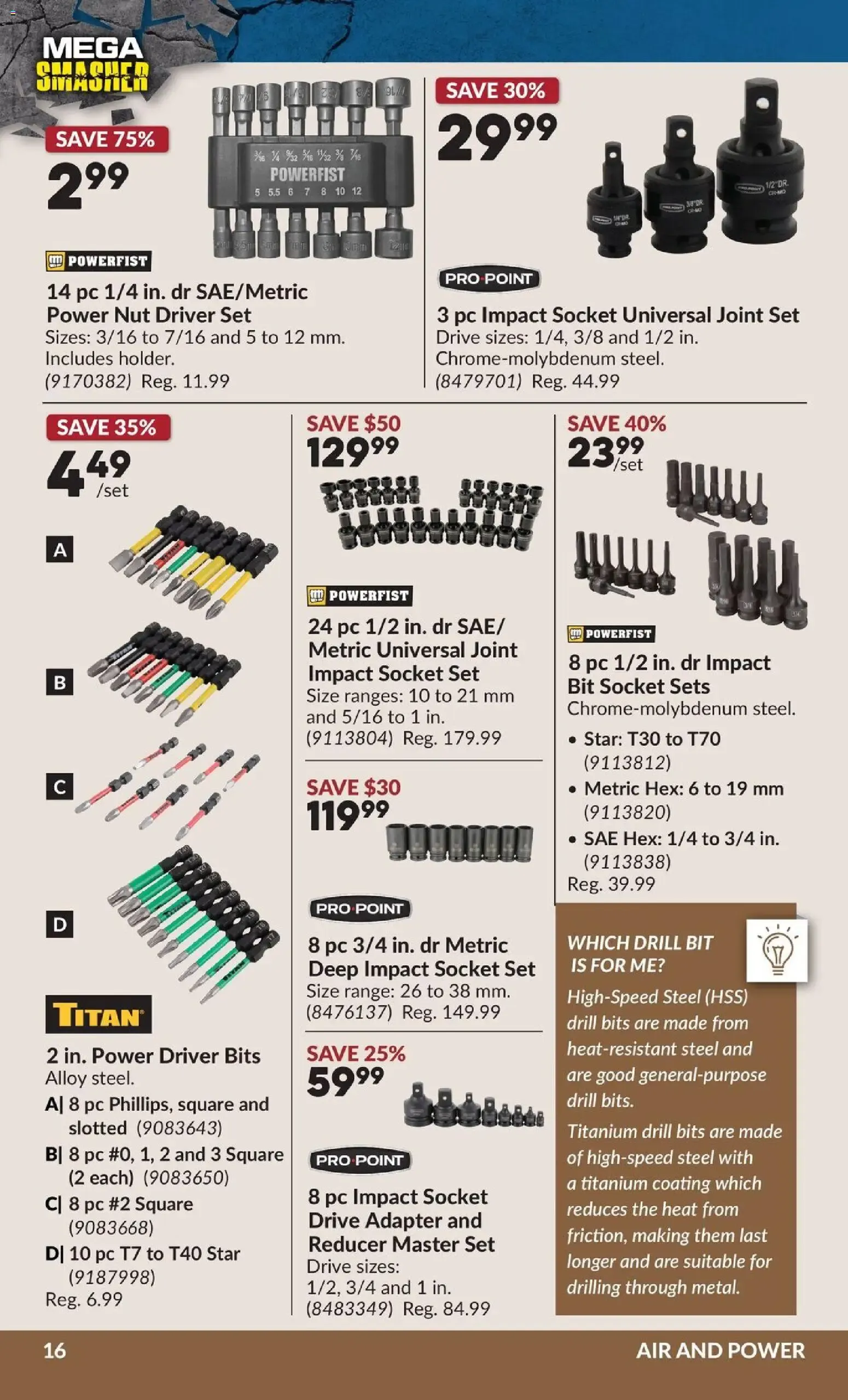 Princess Auto - Mega Smasher 2 Week Sale from September 8 to September 20 2026 - flyer page 19