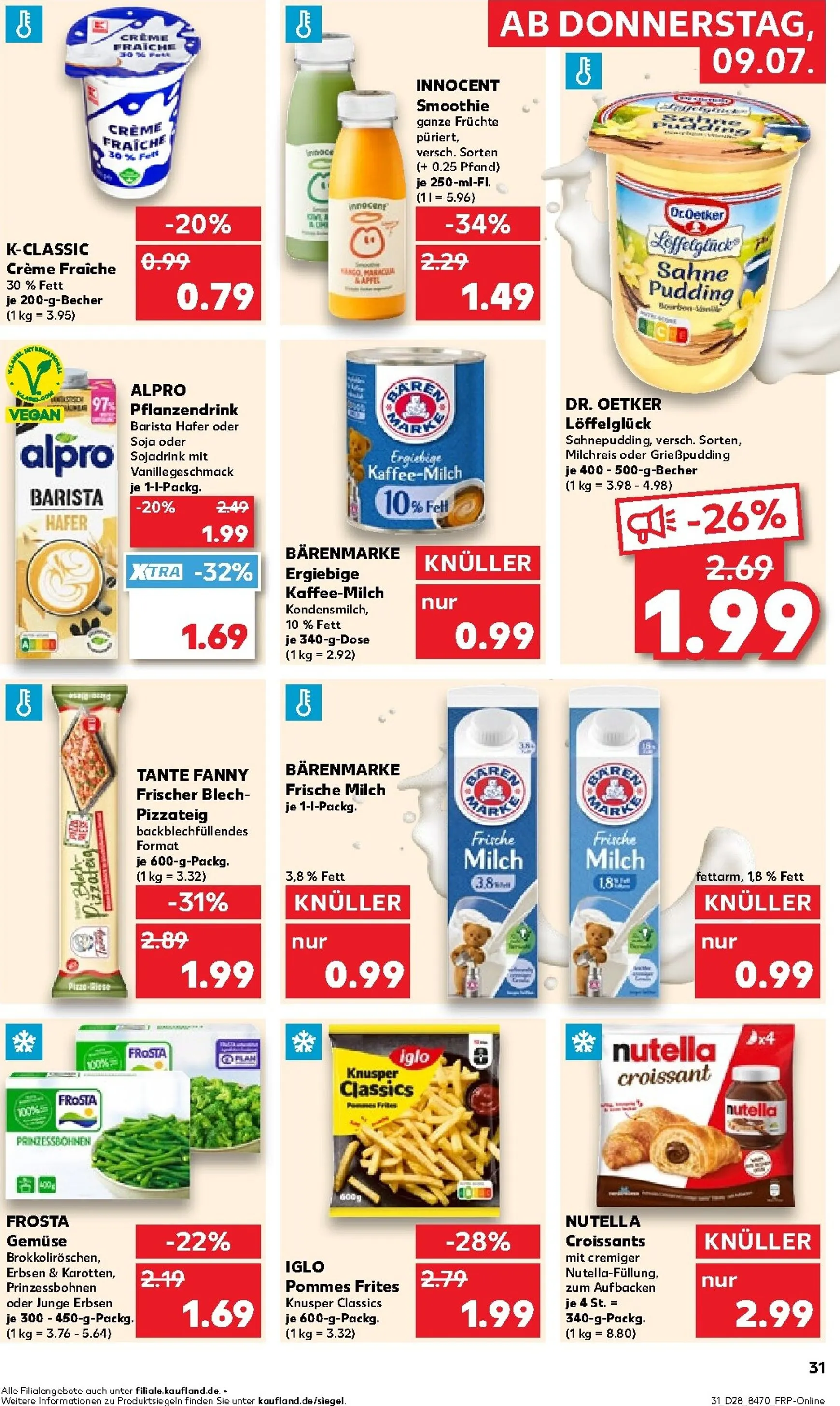 Kaufland Prospekt nächste Woche – von Donnerstag 09.07.2026 bis Mittwoch 15.07.2026 von 9. Juli bis 15. Juli 2026 - Prospekt seite 31