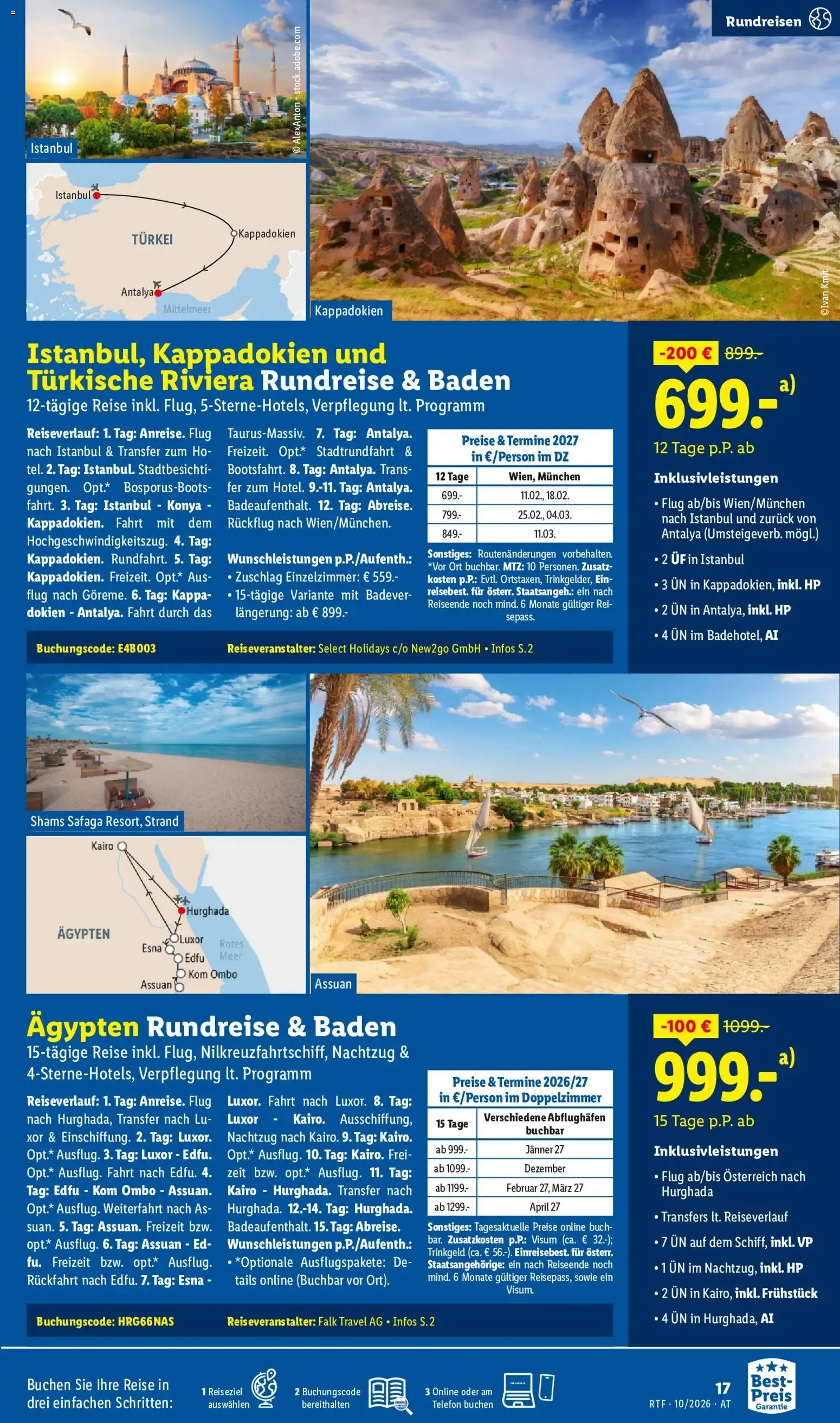 Lidl: Viel Urlaub für wenig Geld lohnt sich von 14. Oktober bis 15. November 2026 - Flugblätt seite  17