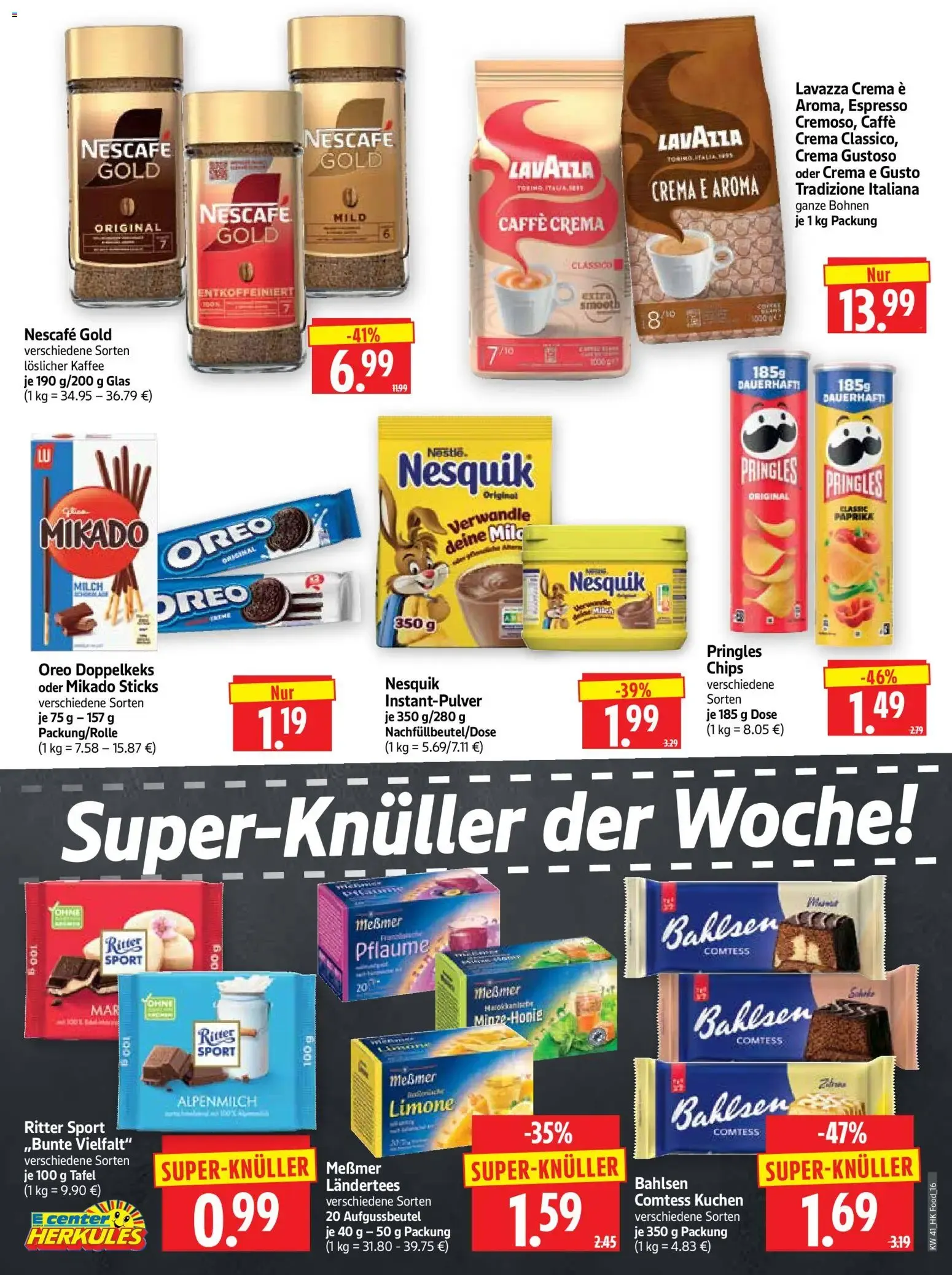 E center Herkules EDEKA App Prospekt von 5. Oktober bis 10. Oktober 2026 - Prospekt seite 16